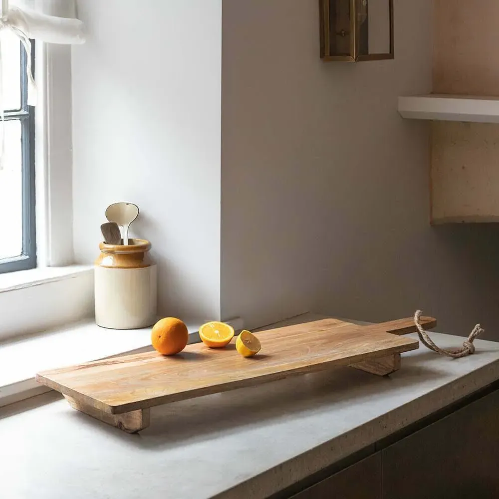 100cm Wooden Serving Board - Honey, Mango Wood