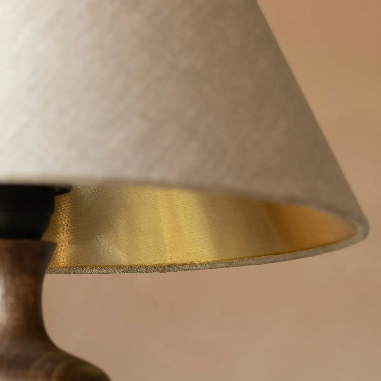 14 inch Empire Lamp Shade - Natural, Linen