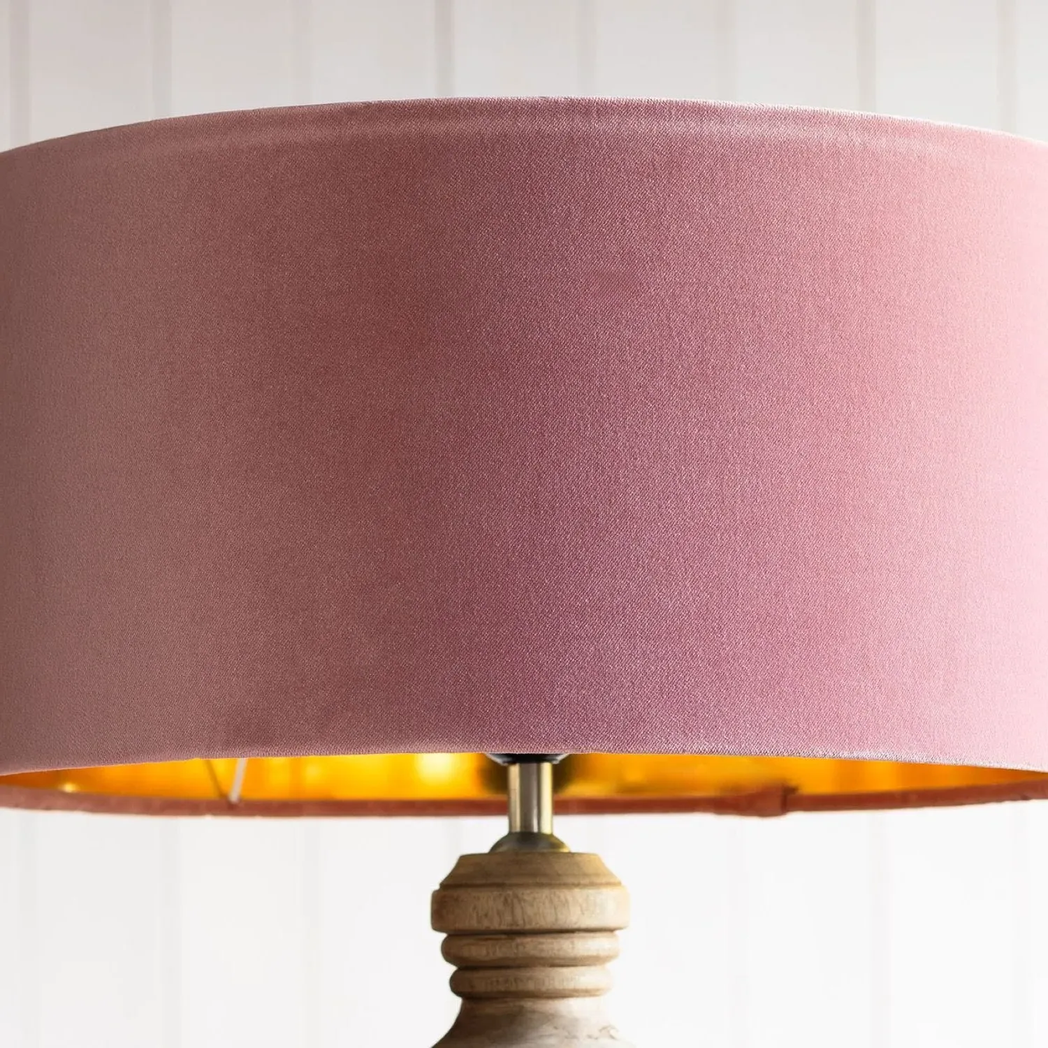 16 inch Rose Velvet Lamp Shade - Pink
