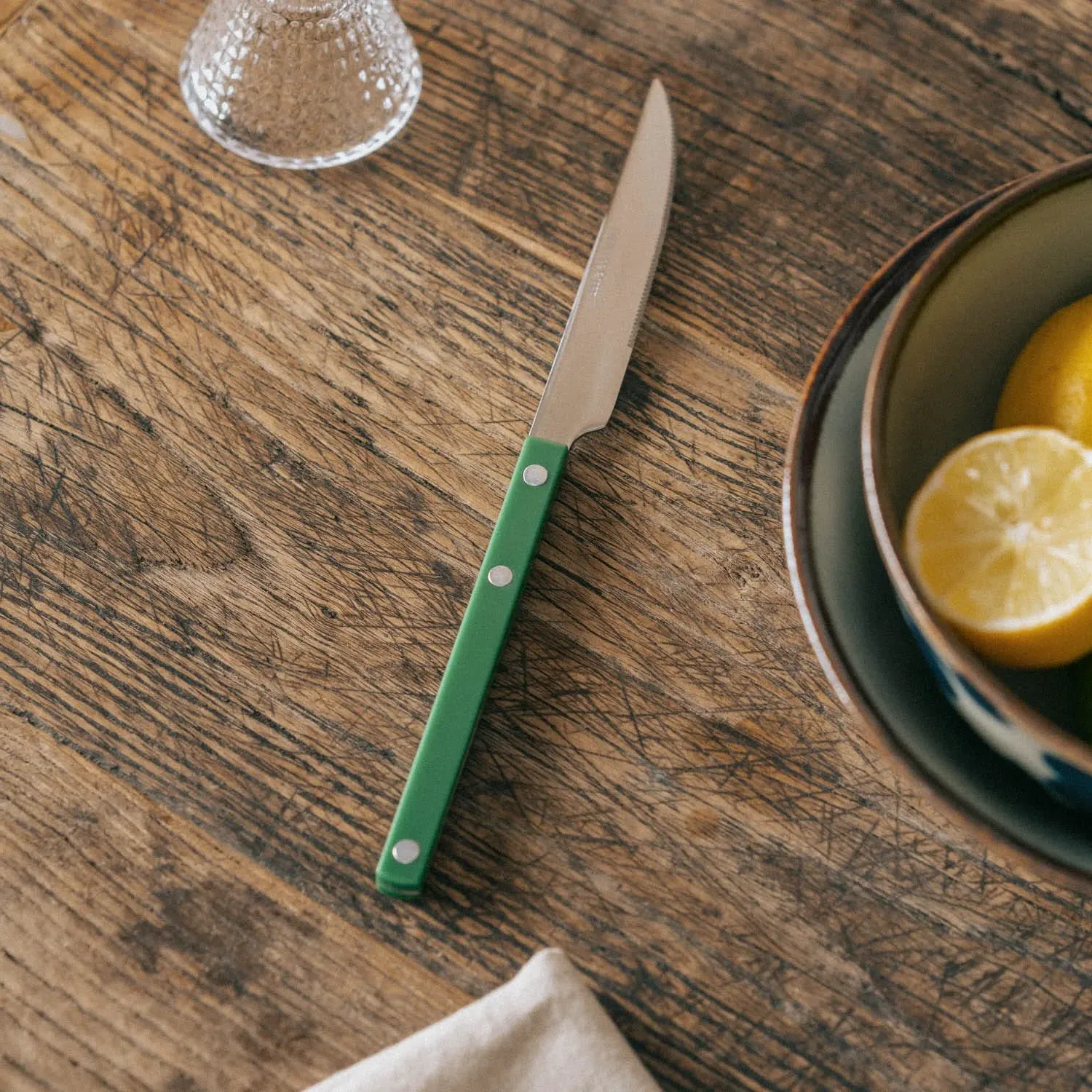 4-Piece Cutlery Set - Dark Green