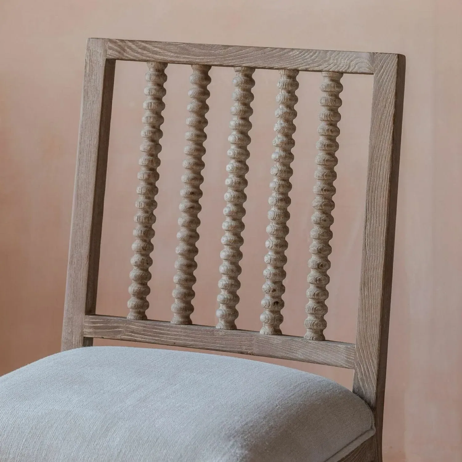 Abacus Dining Chair - Natural, Linen