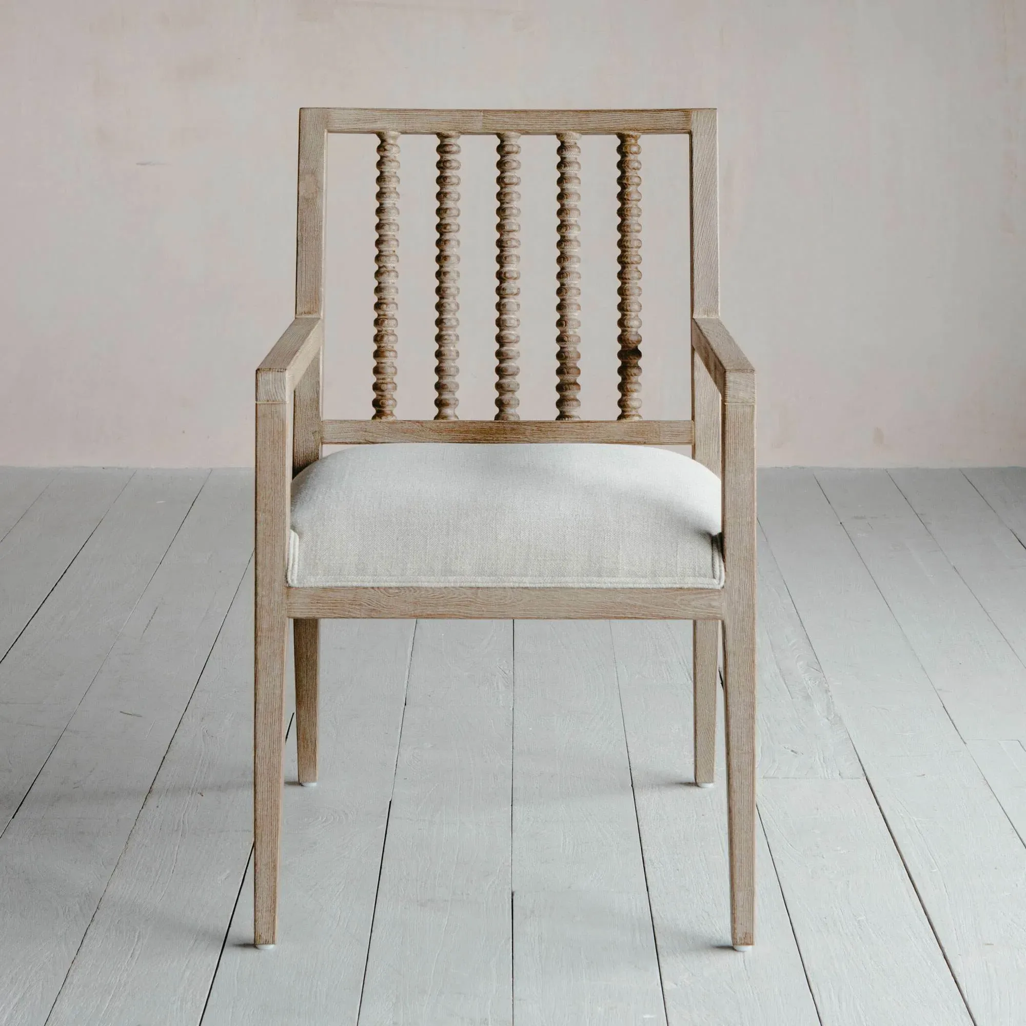 Abacus Linen Armchair - Natural, Ash