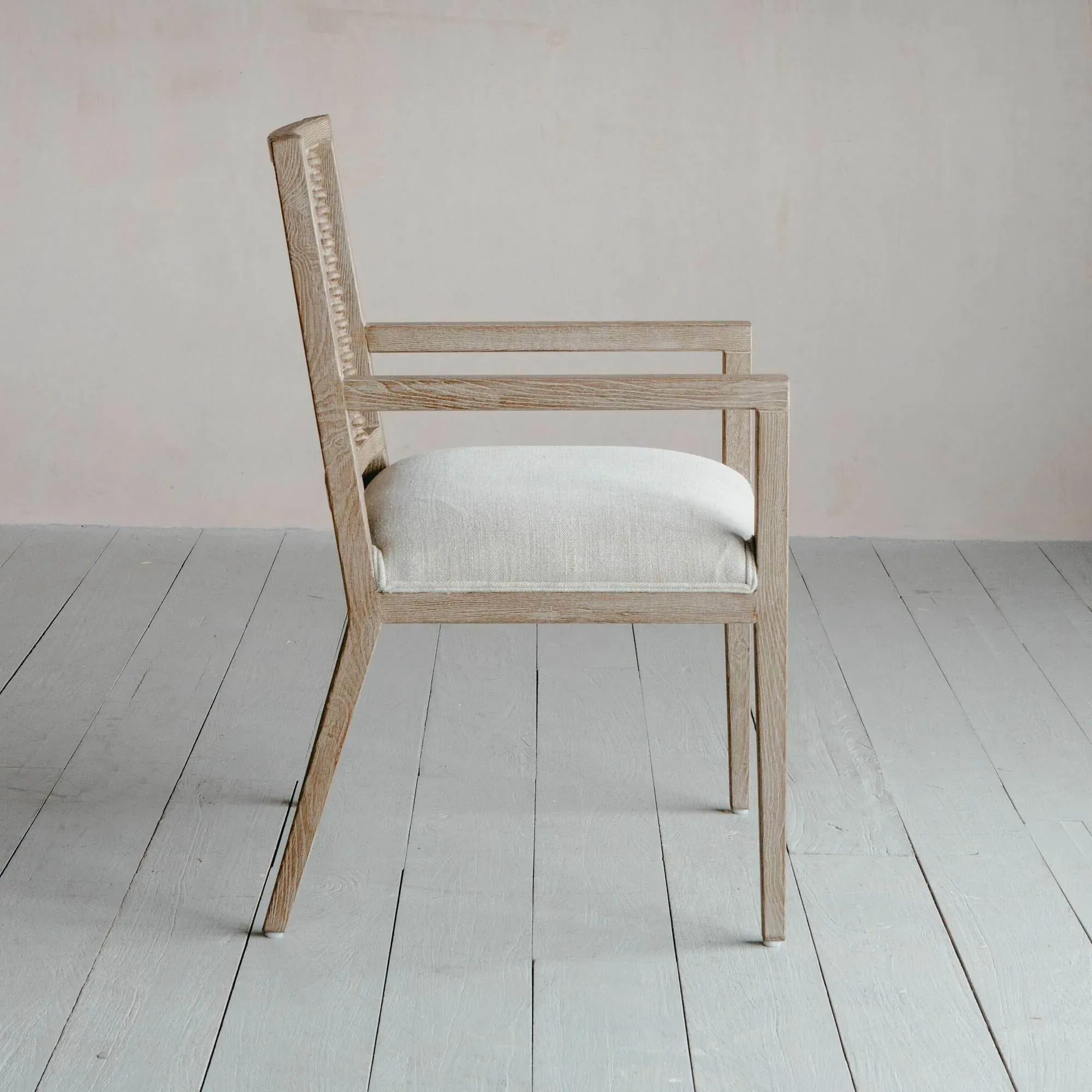 Abacus Linen Armchair - Natural, Ash