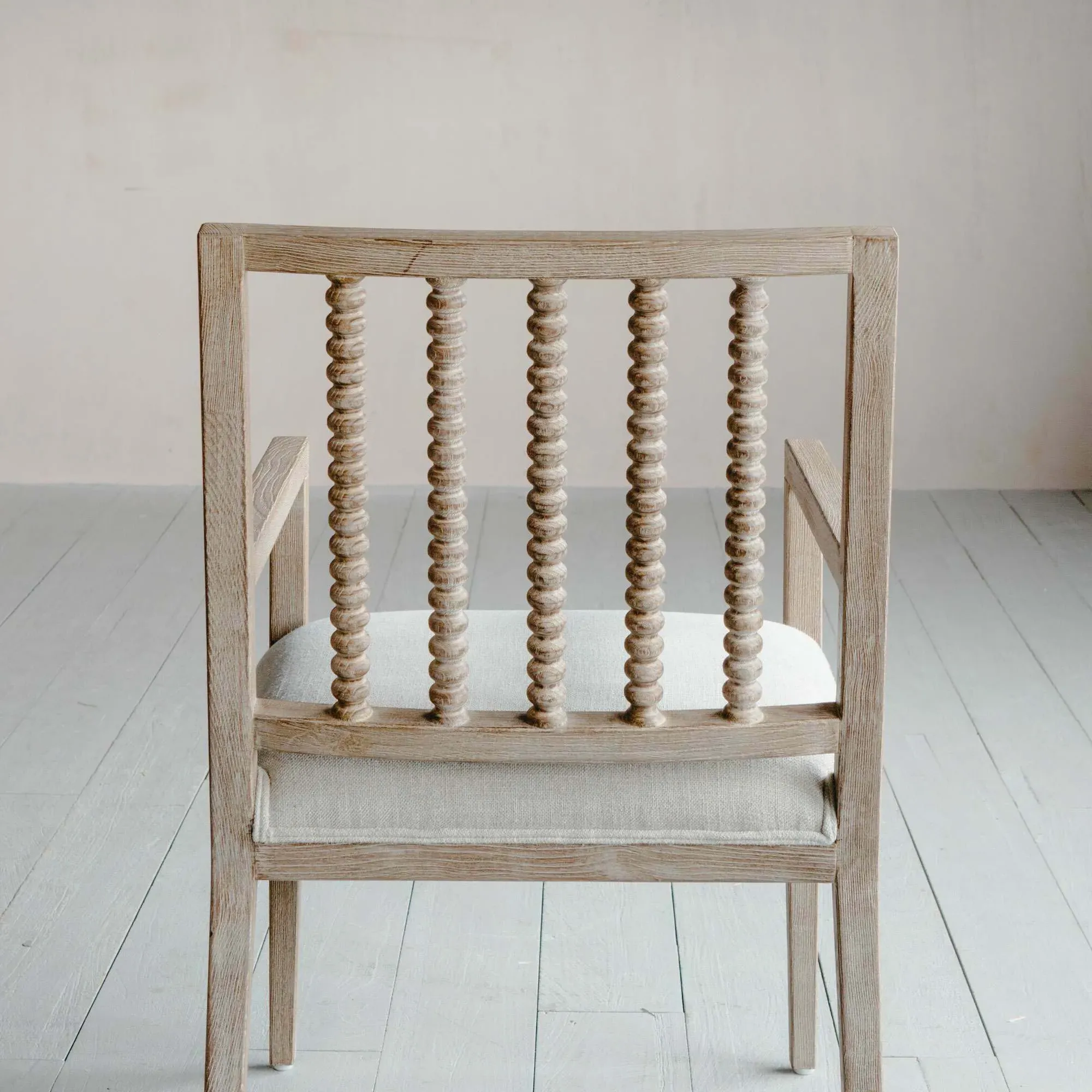 Abacus Linen Armchair - Natural, Ash