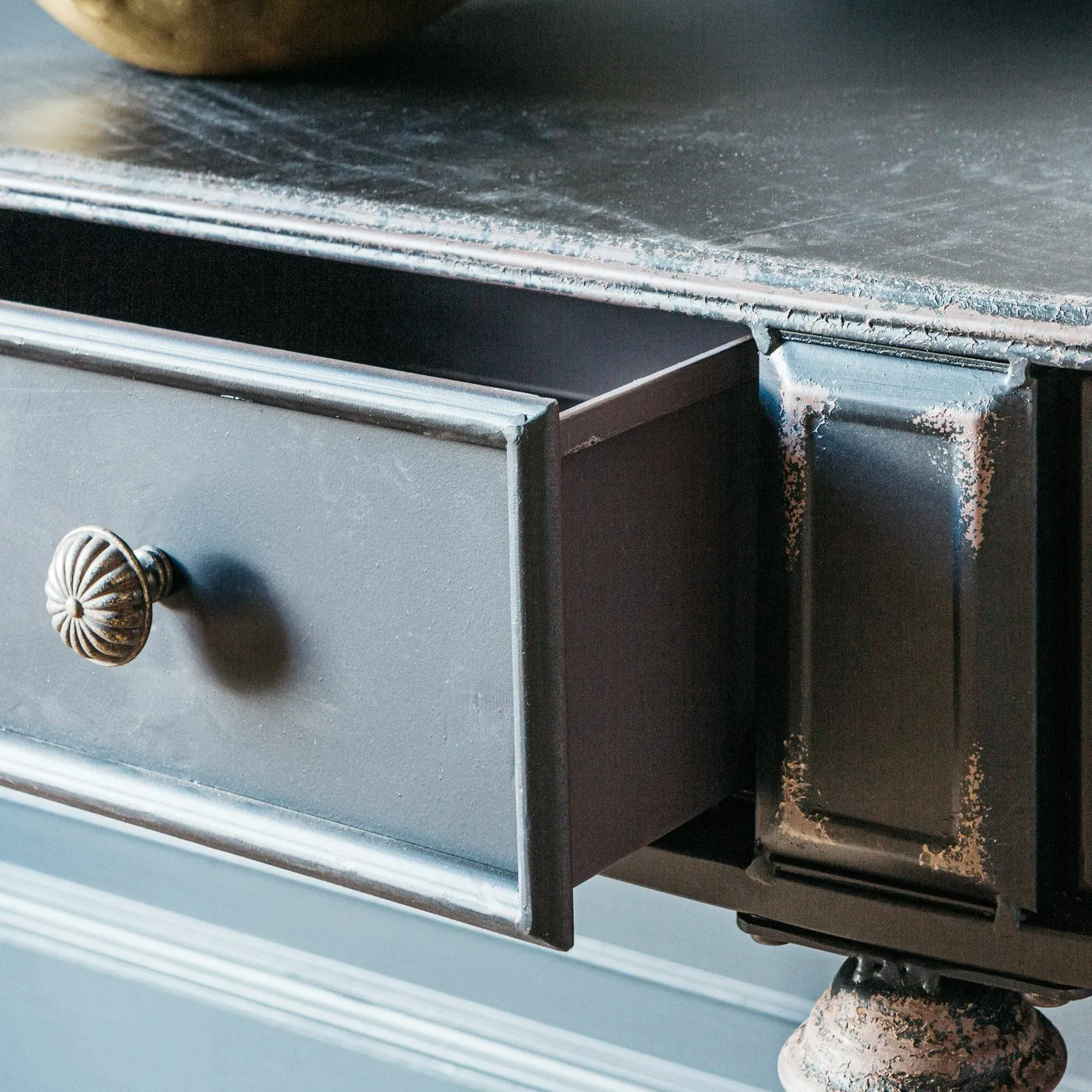 Ada Console Table with Storage - Black, Iron