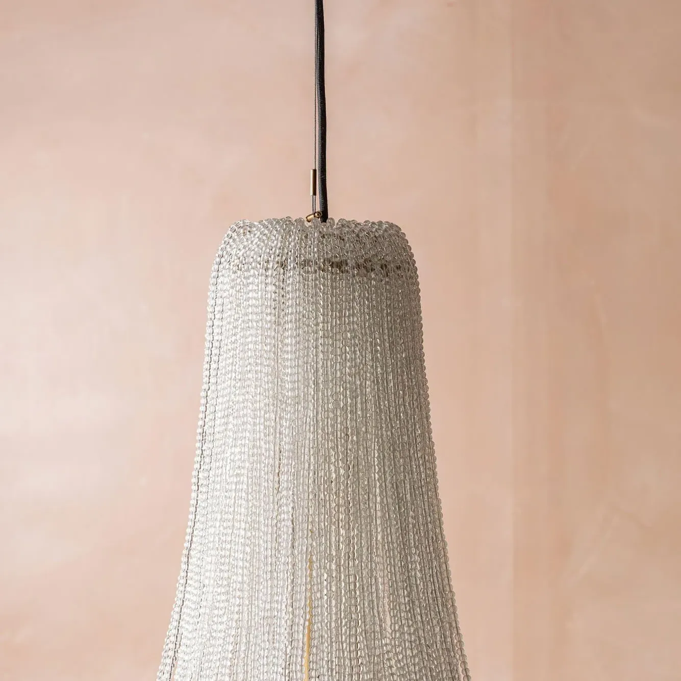 Adara Beaded Pendant Light - Clear