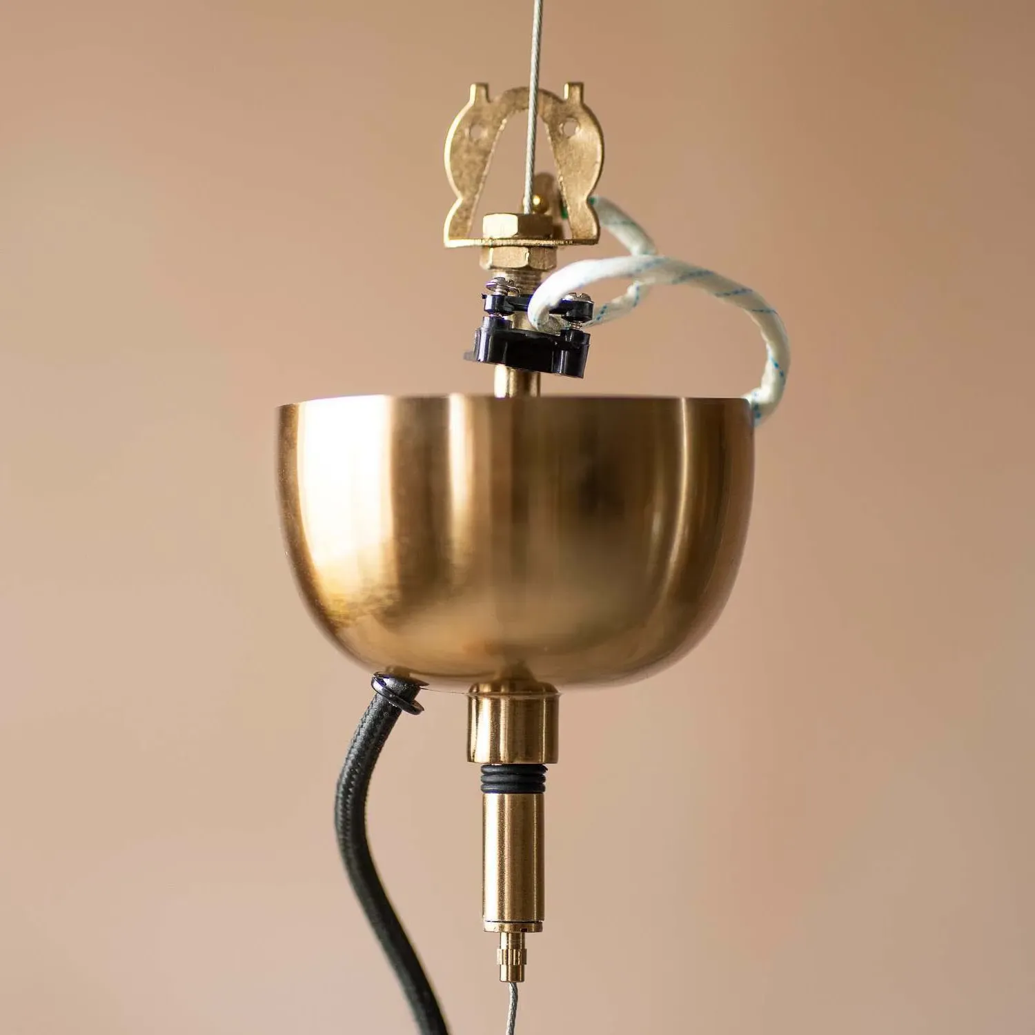 Adara Beaded Pendant Light - Peach