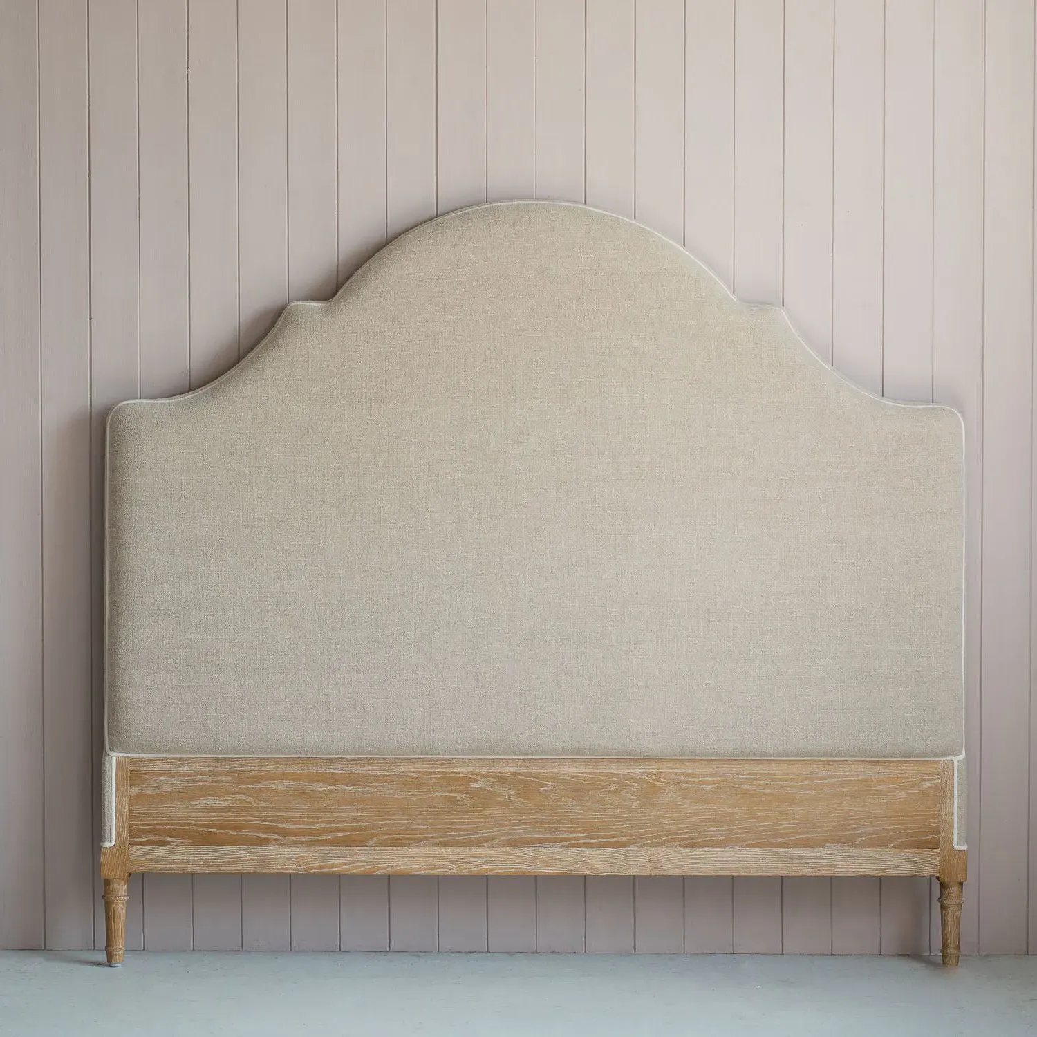 Adelaide King Size Headboard - Natural, Linen image