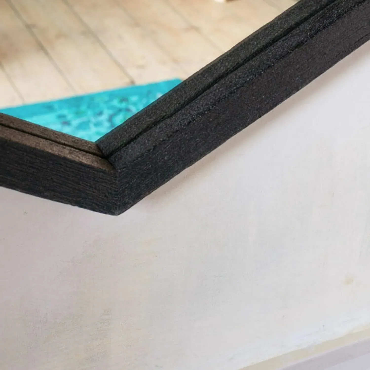 Adrianus Wall Mirror - Black, Mango Wood