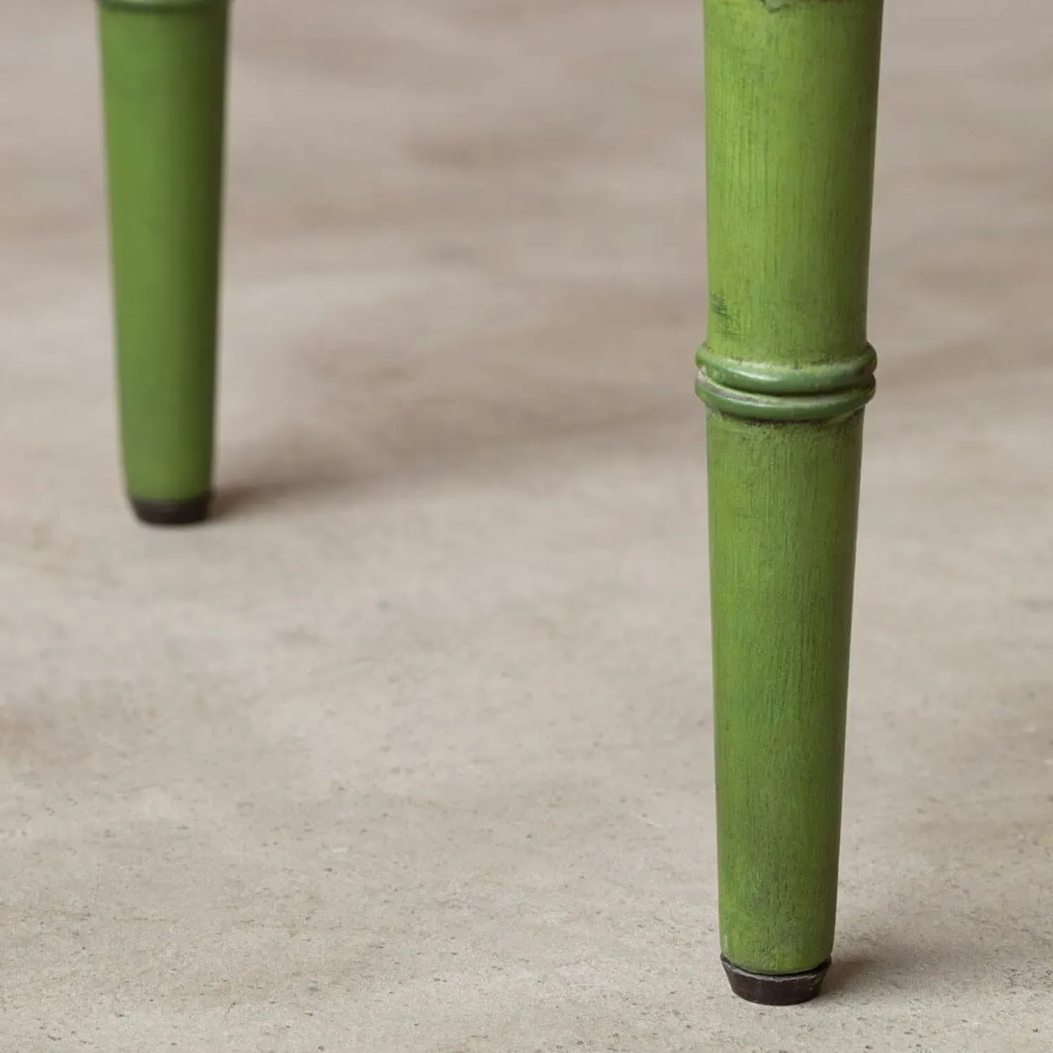 Alice Dressing Table with Drawer - Green, Mango Wood