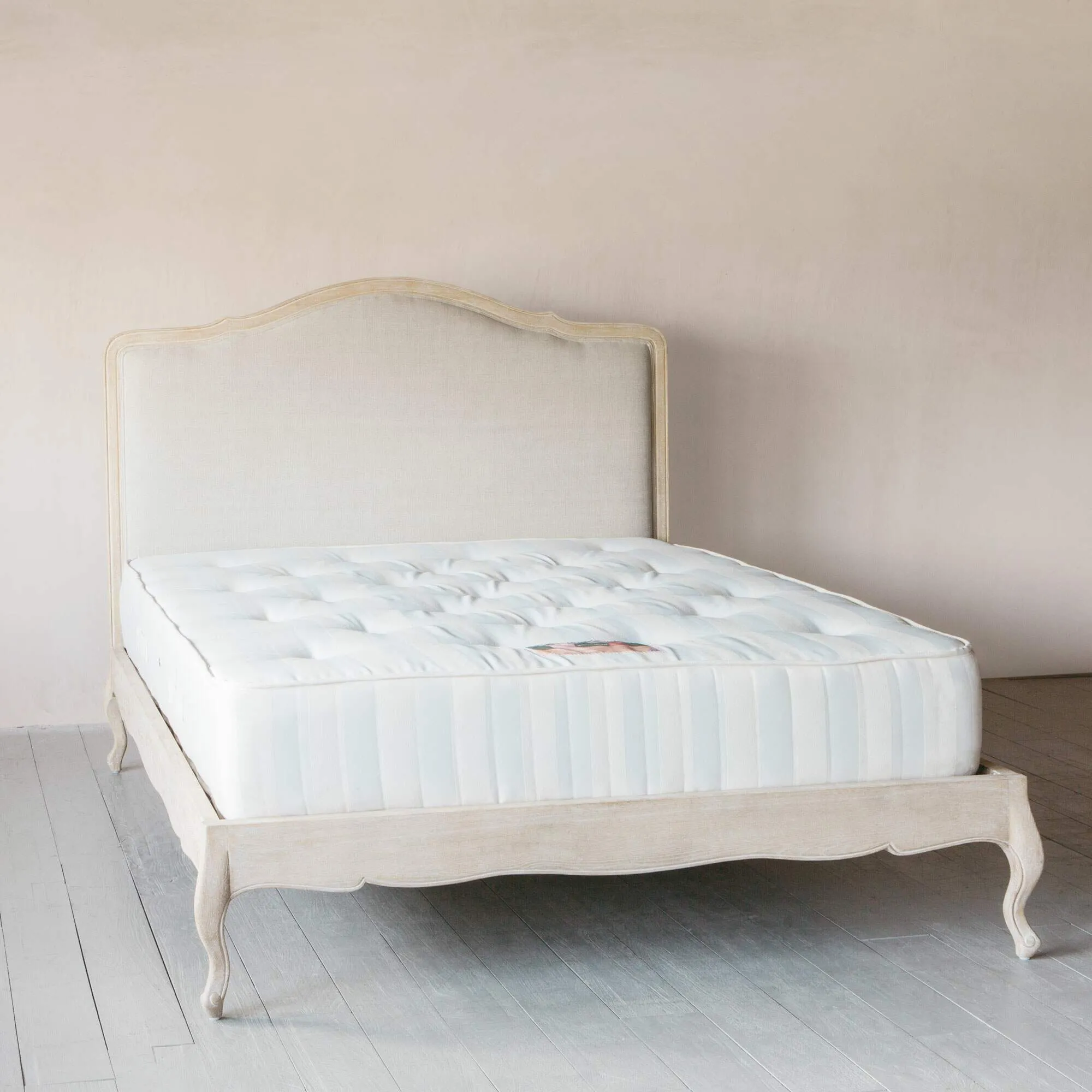 Alora Super King Size Bed Frame - Natural, Linen