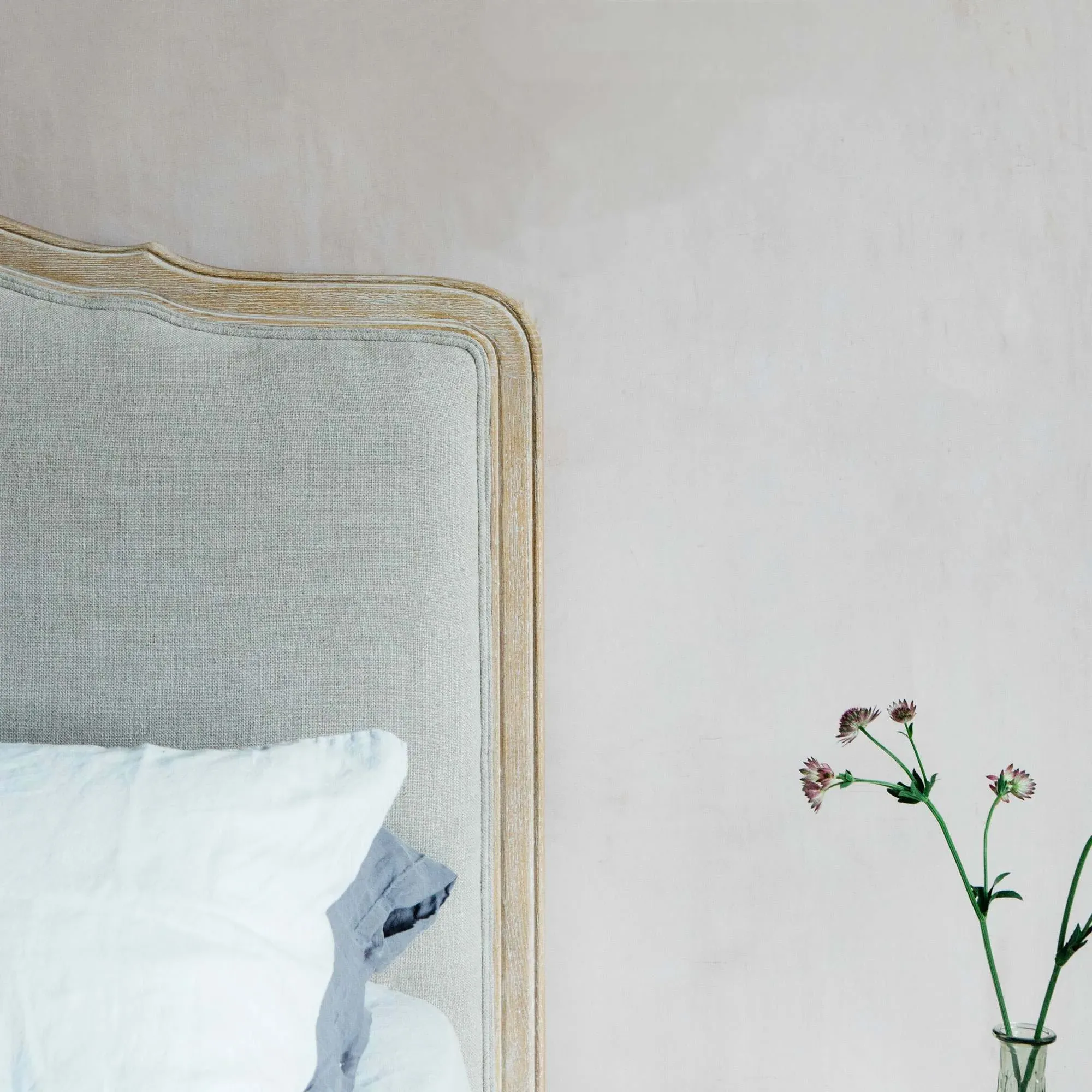 Alora Super King Size Bed Frame - Natural, Linen