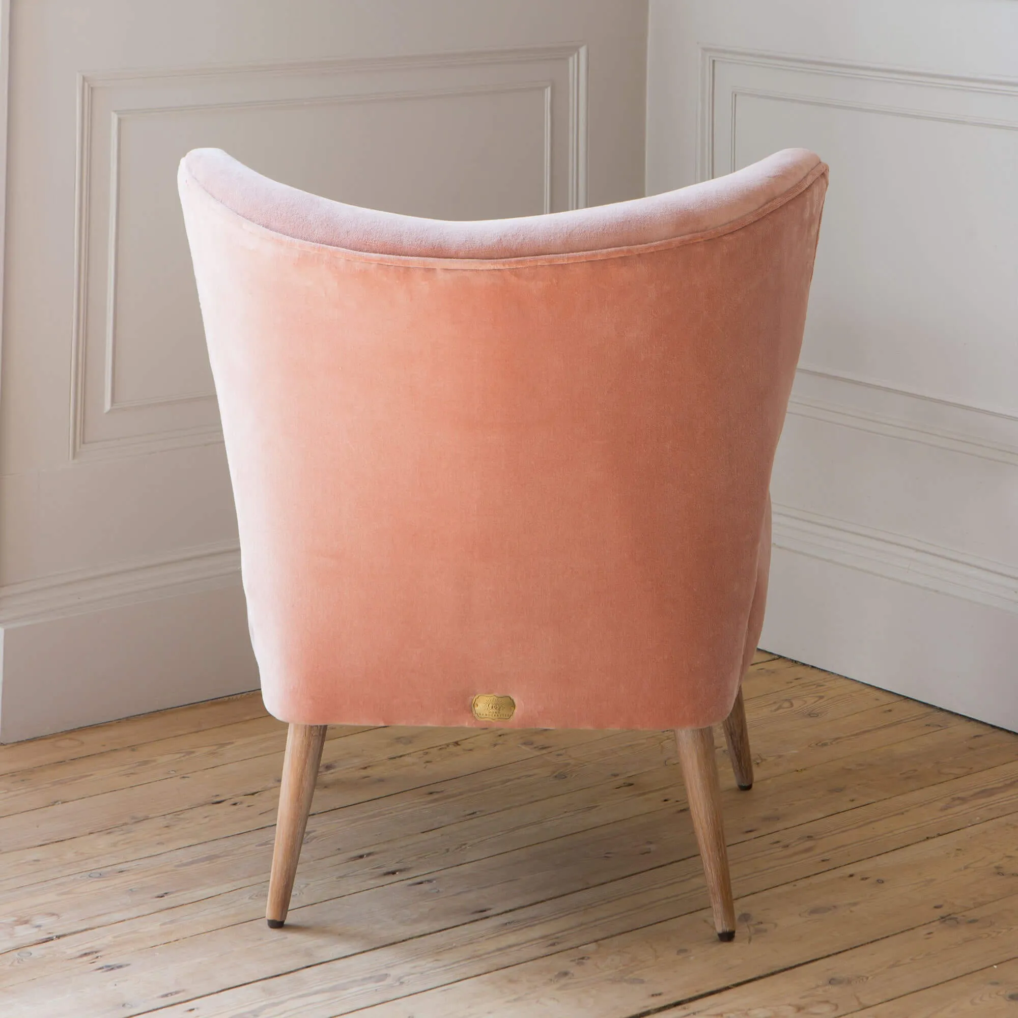 Alpana Rose Cocktail Chair - Velvet