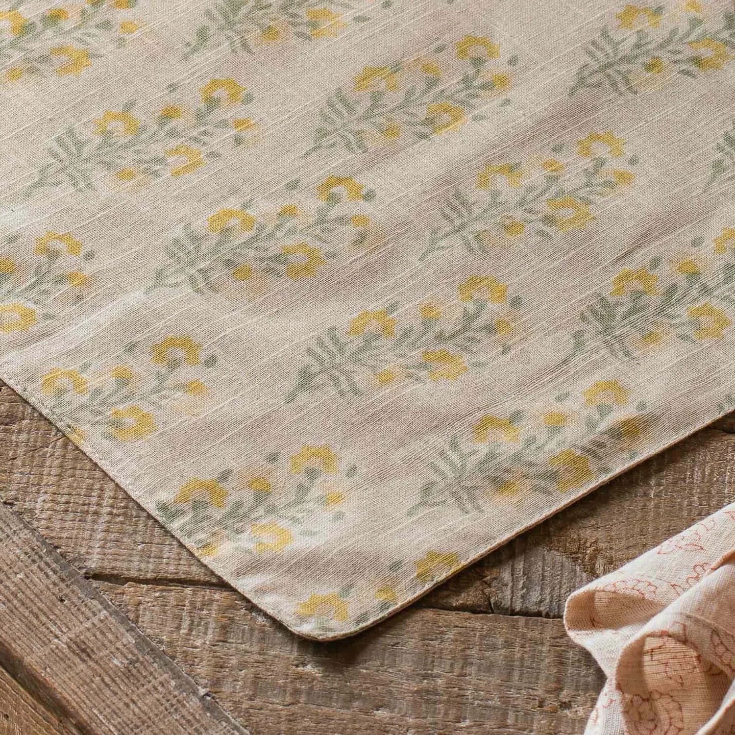 Amelia Block Printed Placemat - Cotton