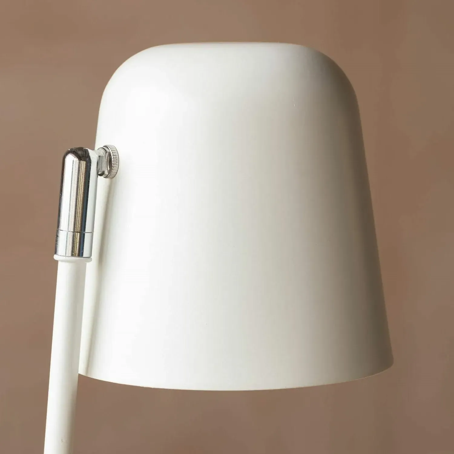 Angled Table Lamp - White, Iron