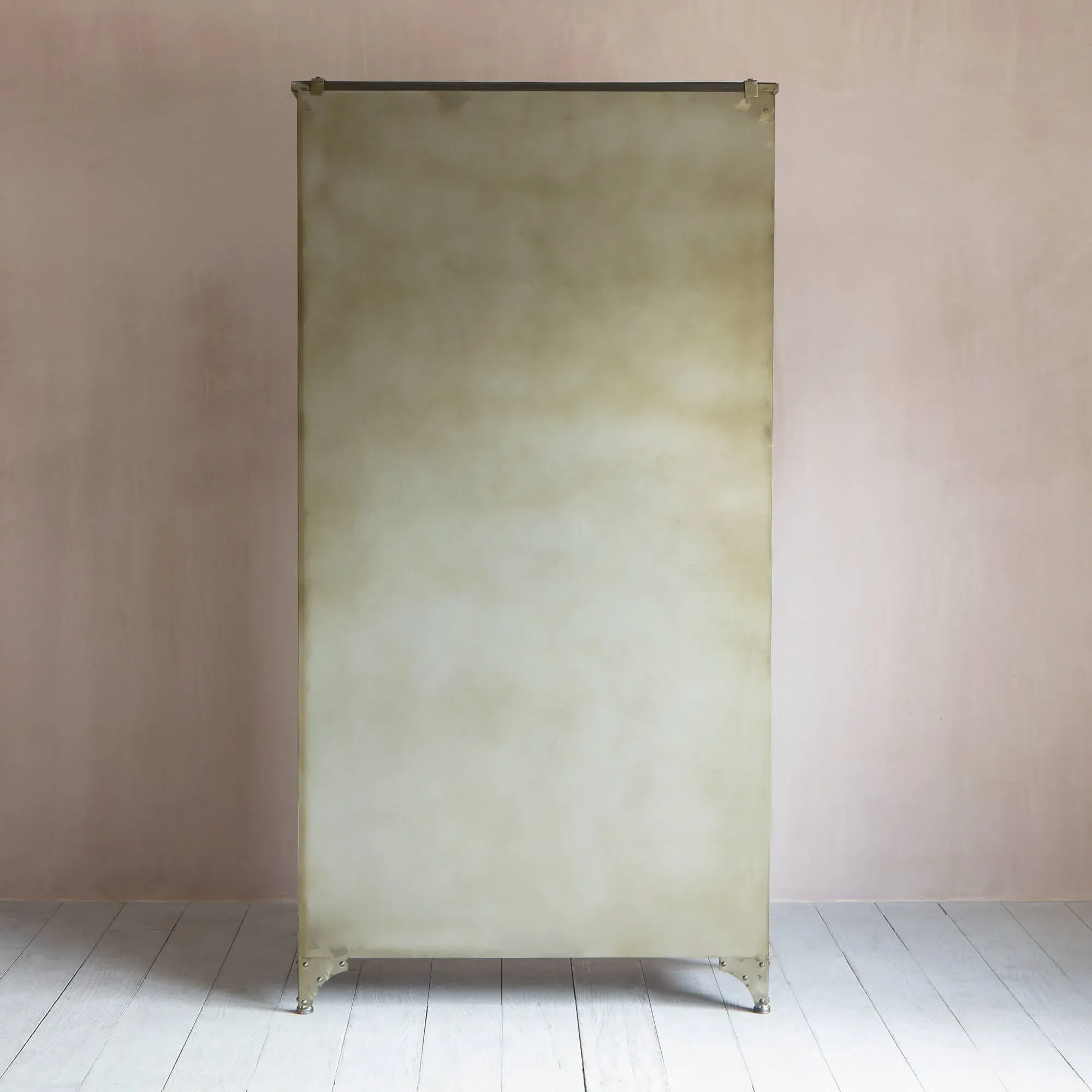 Annecy Glass Display Cabinet - Steel, Poplar Wood