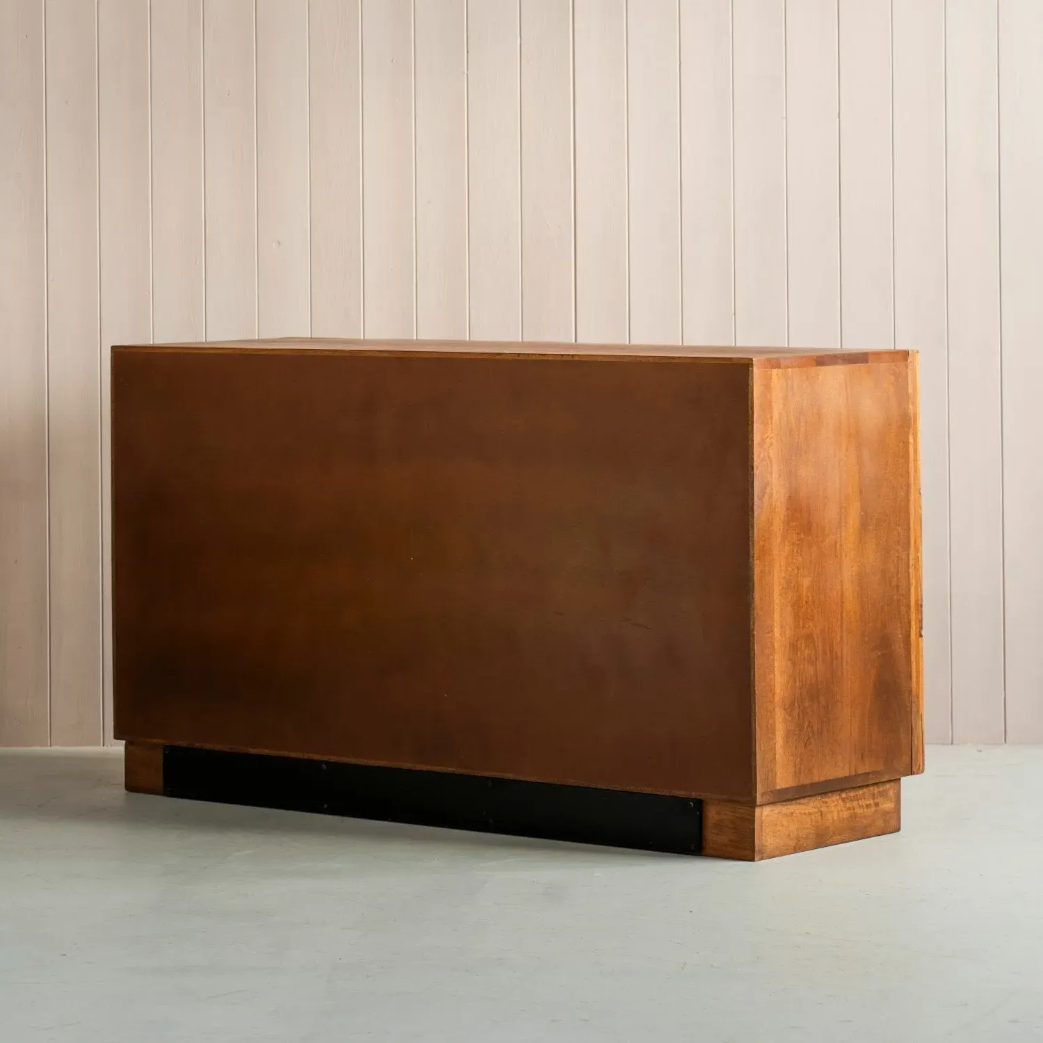 Apsley Tile Two Door Sideboard - Dark Golden, Mango Wood