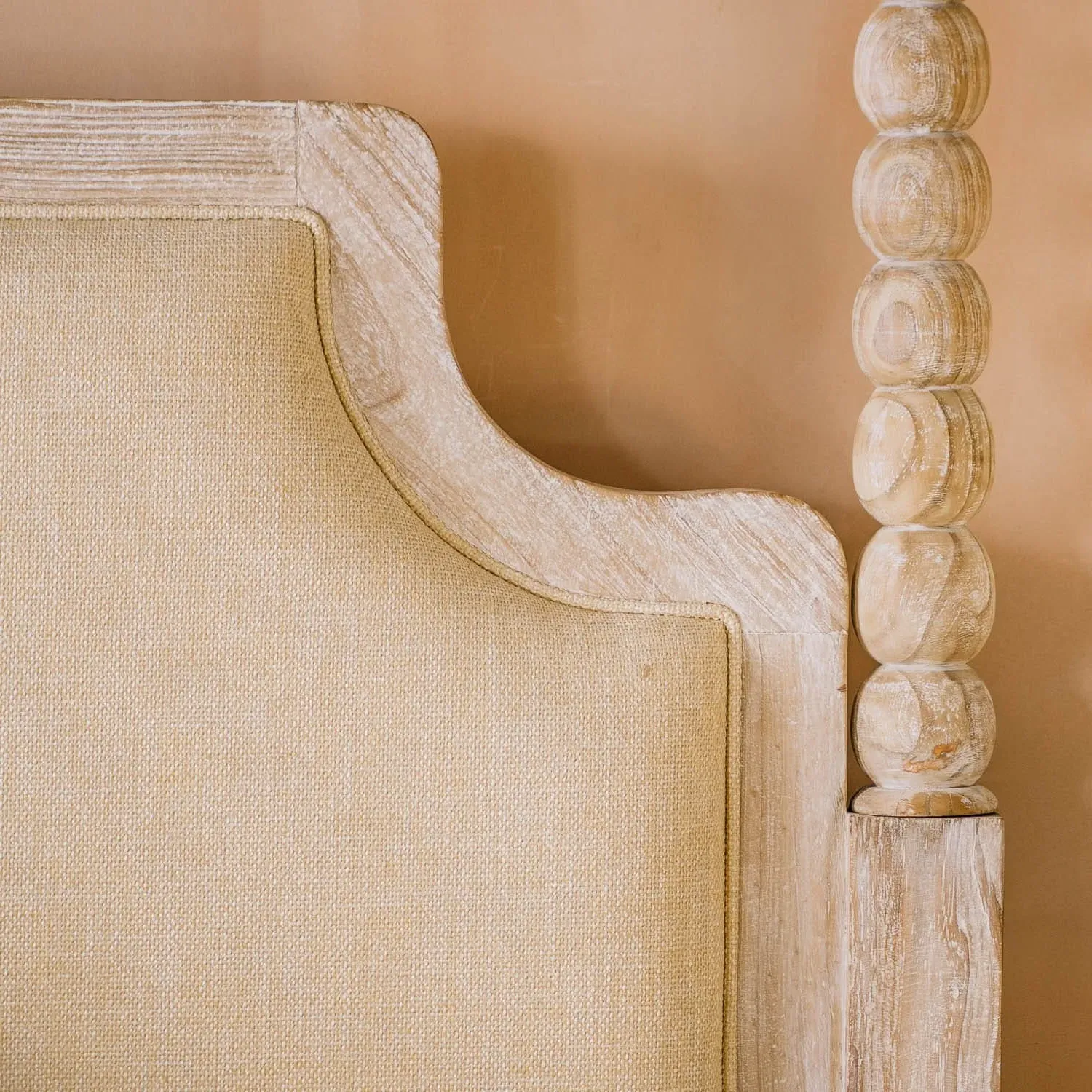 Arbor King Size Bed Frame - Light Grey, Pine