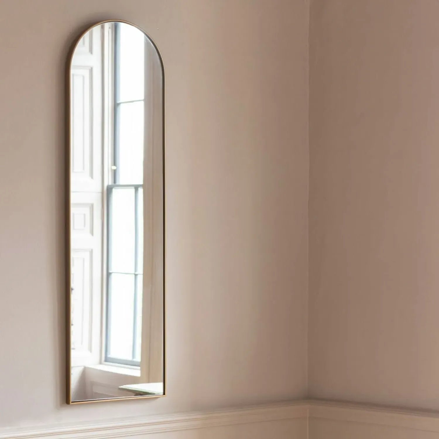 Arch Wall Mirror - Gold