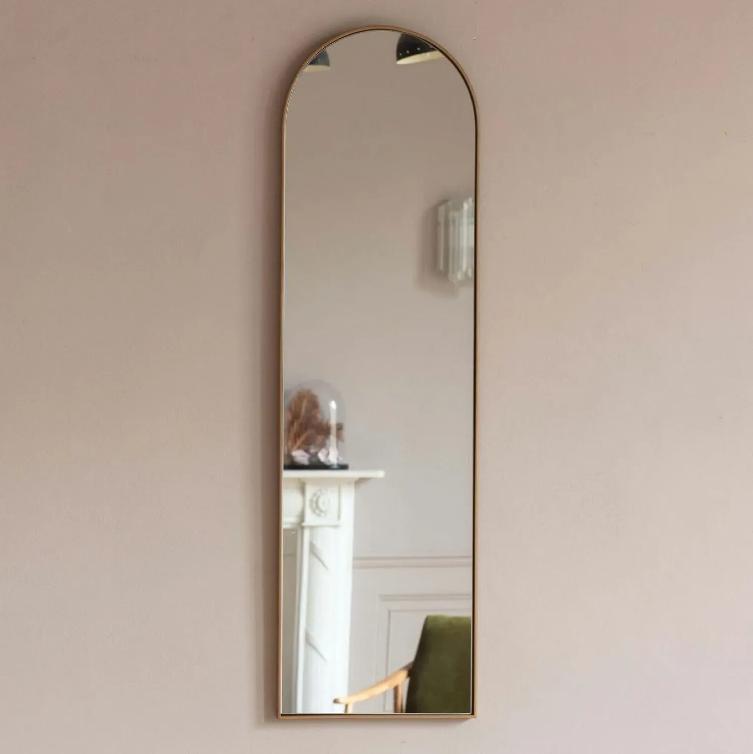 Arch Wall Mirror - Gold