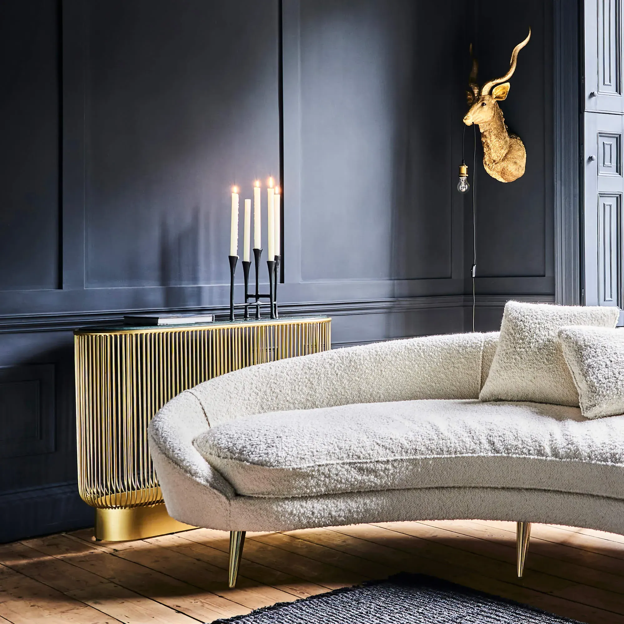 Ash Handwoven Rug with Tassels 170 x 240cm - Black, Hemp