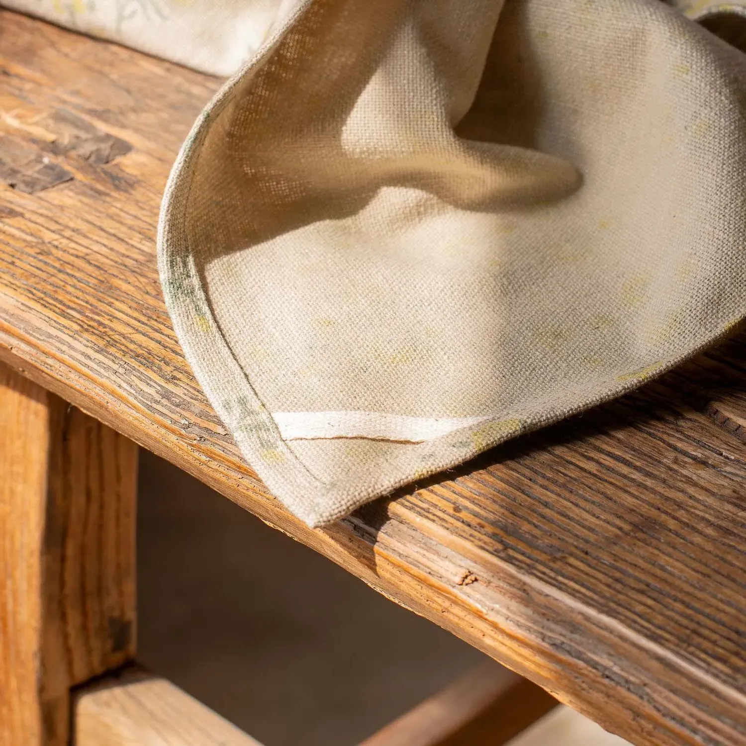 Asta and Amelia Block Printed Tea Towel Set - Cotton