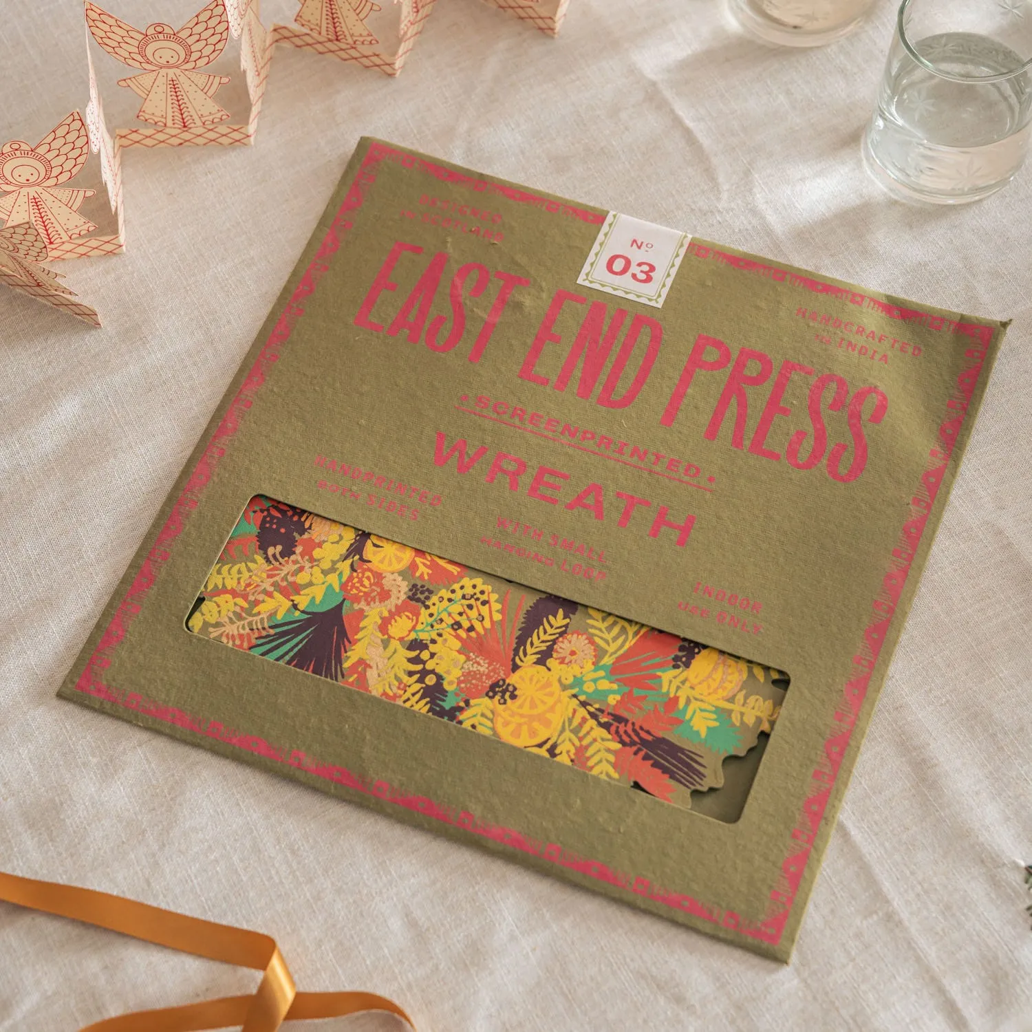 Autumn Blooms Wreath - Paper