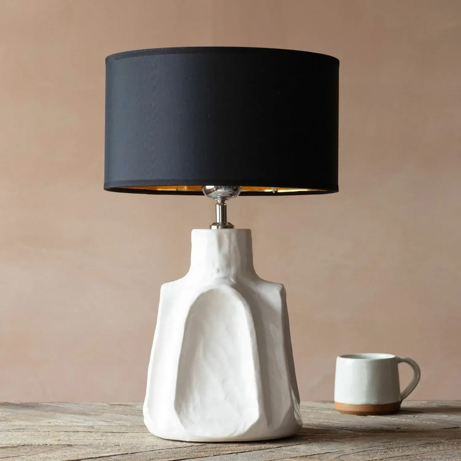 Axl Ceramic Table Lamp - Cream