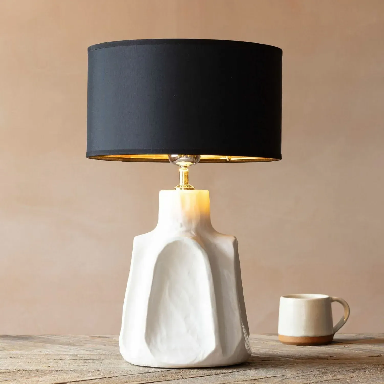 Axl Ceramic Table Lamp - Cream
