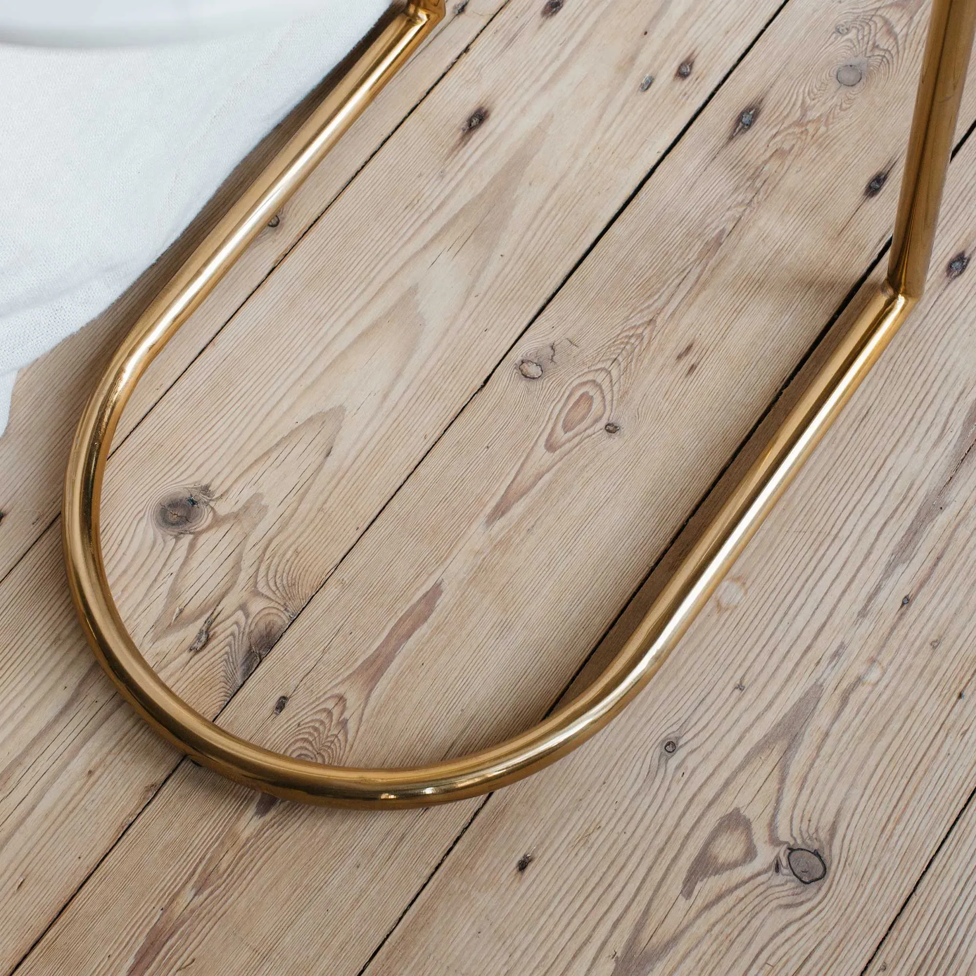 Axton Side Table - White, Marble