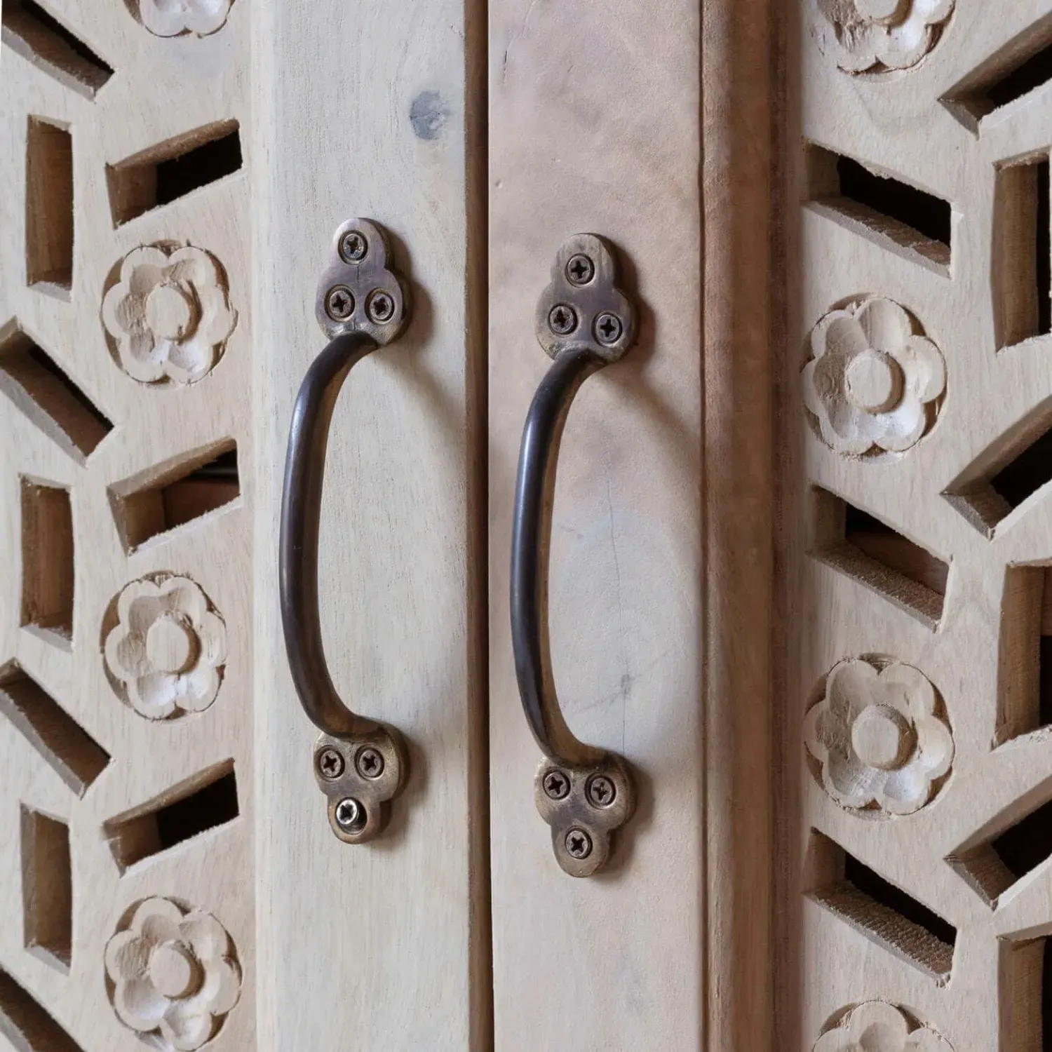 Azalea Four Door Cupboard - Mango Wood