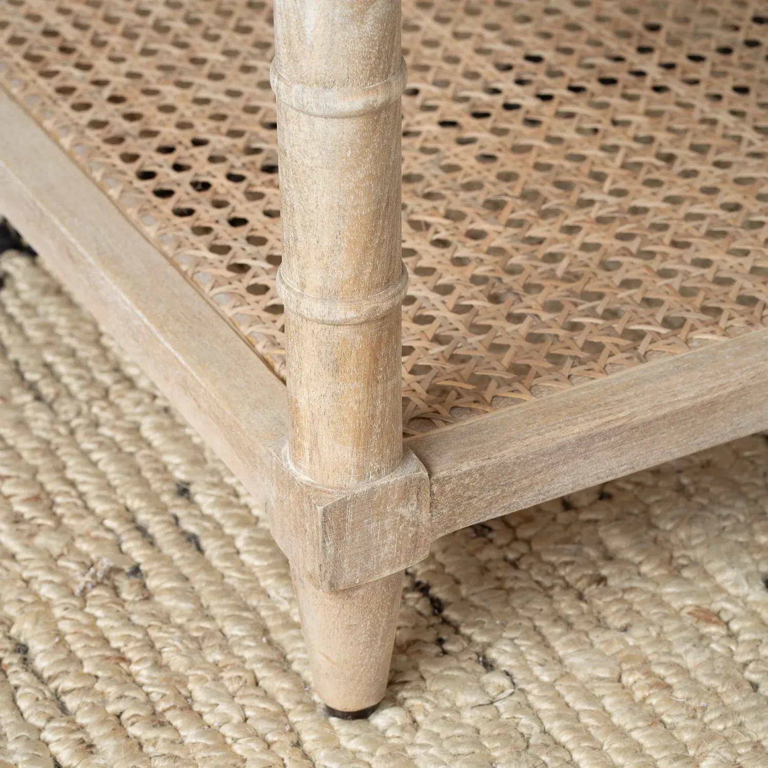 Bamboo Bedside Table - Mango Wood