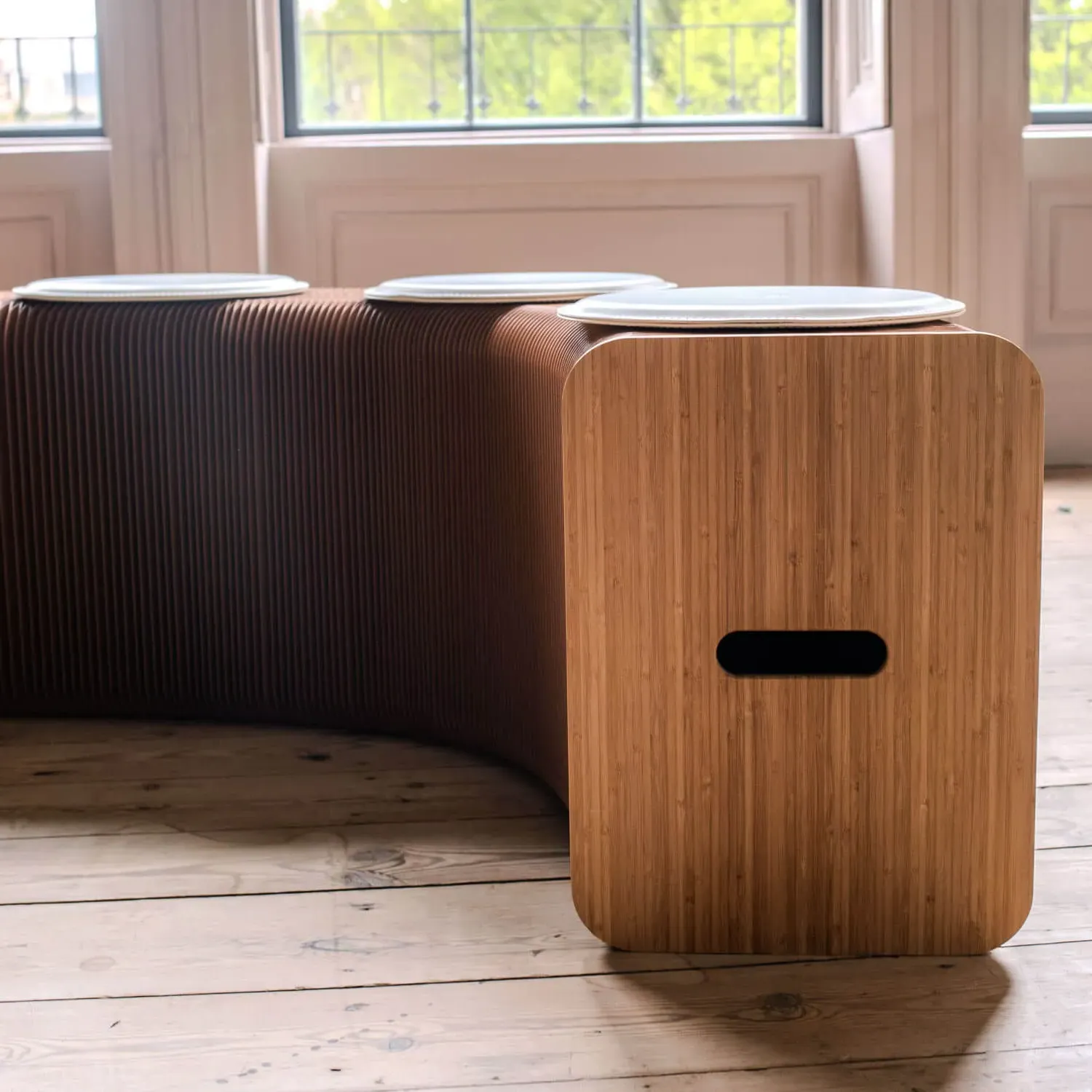 Baxter Extendable Bench with Storage - White