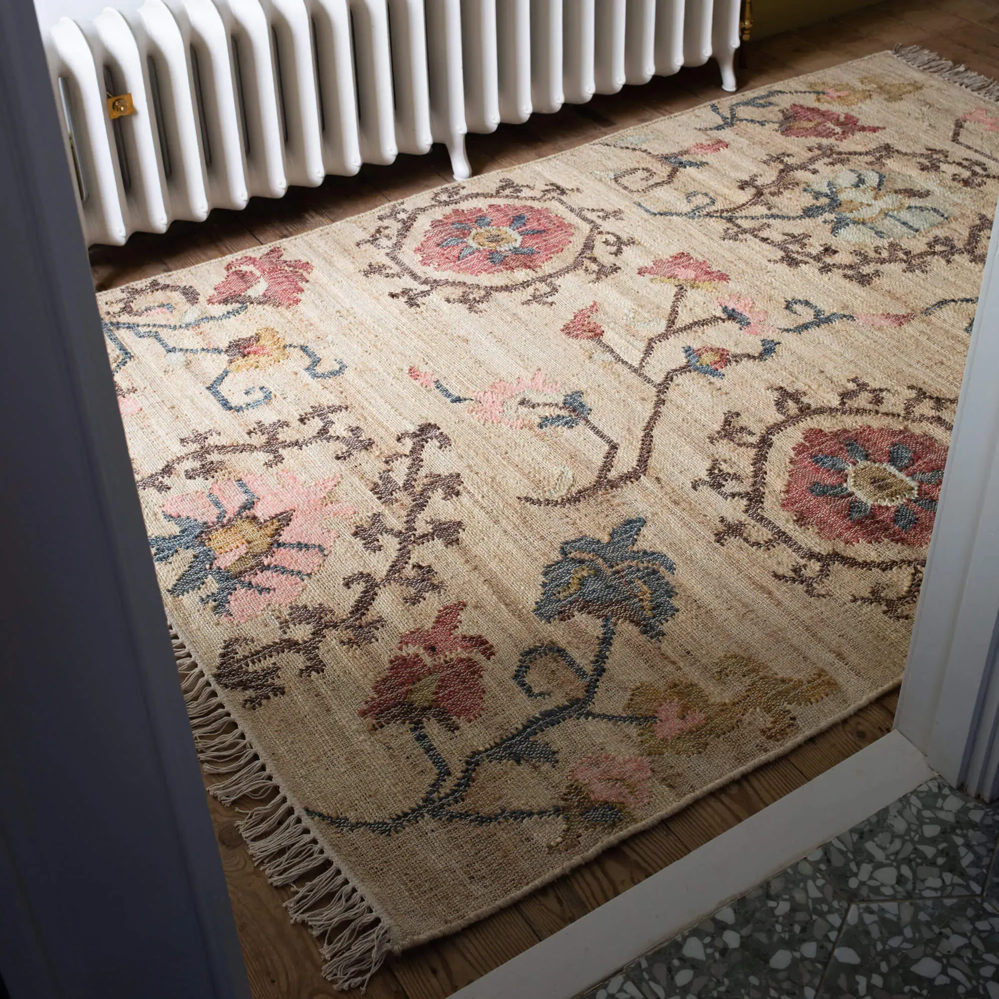Bayar Kilim Rug - Cotton