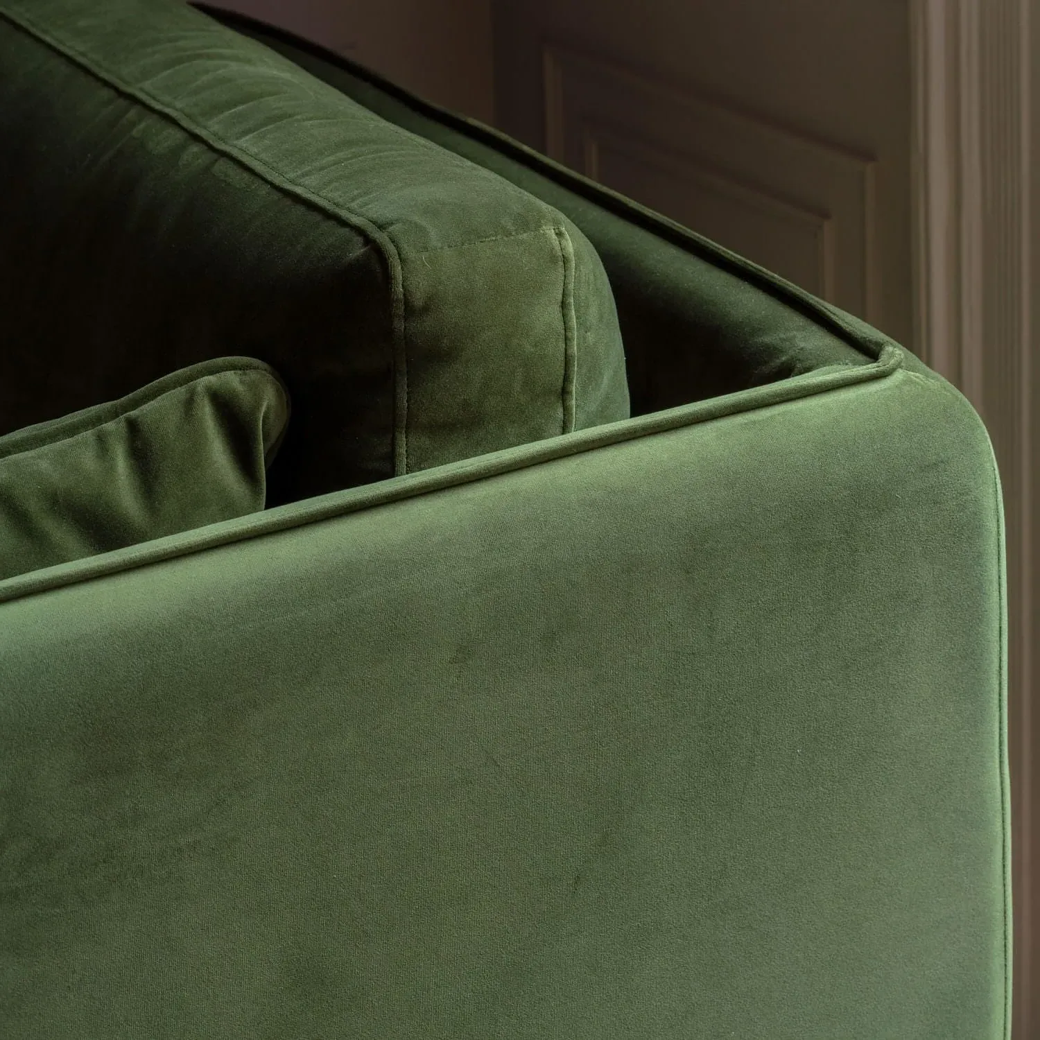 Bayler Armchair - Moss Green, Velvet