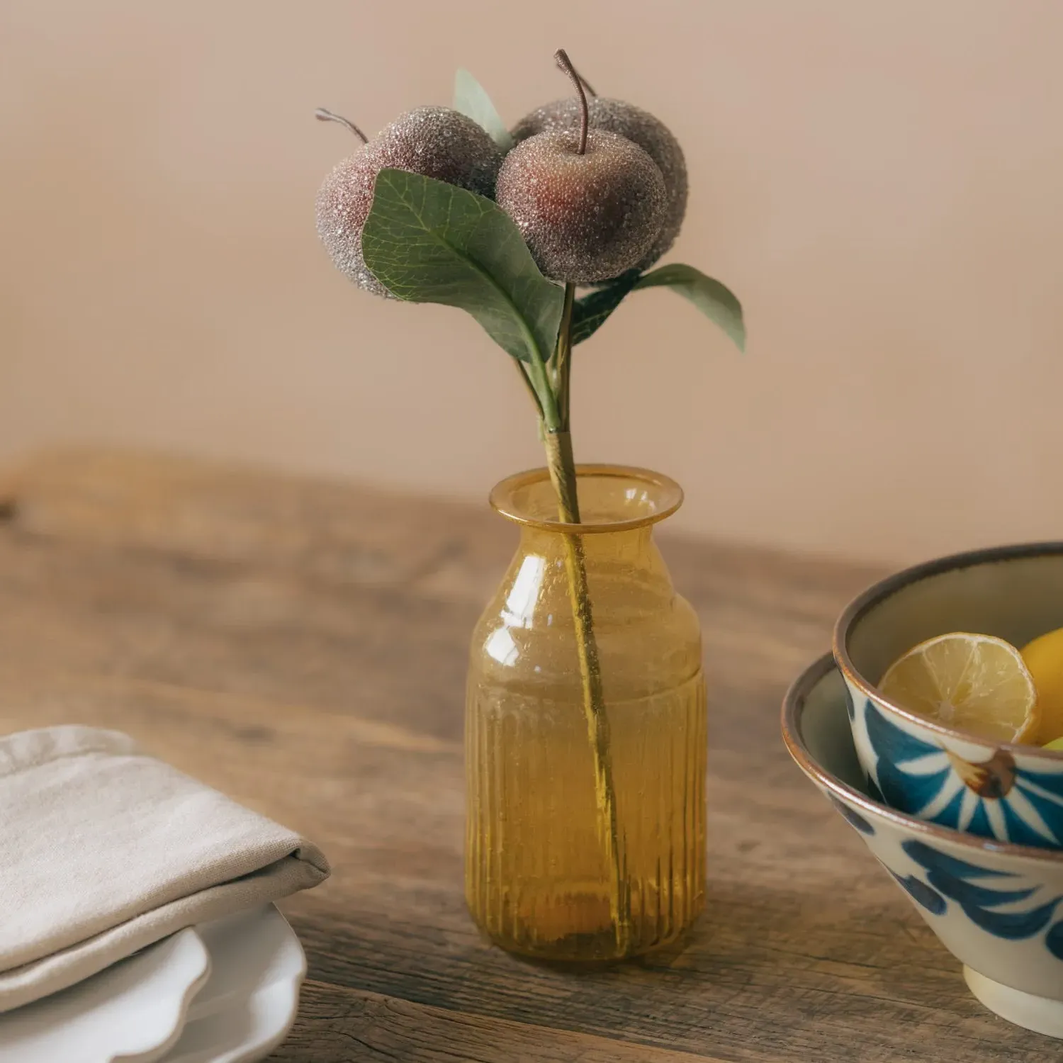 Beaded Apple Pick - Plastic, Wire image