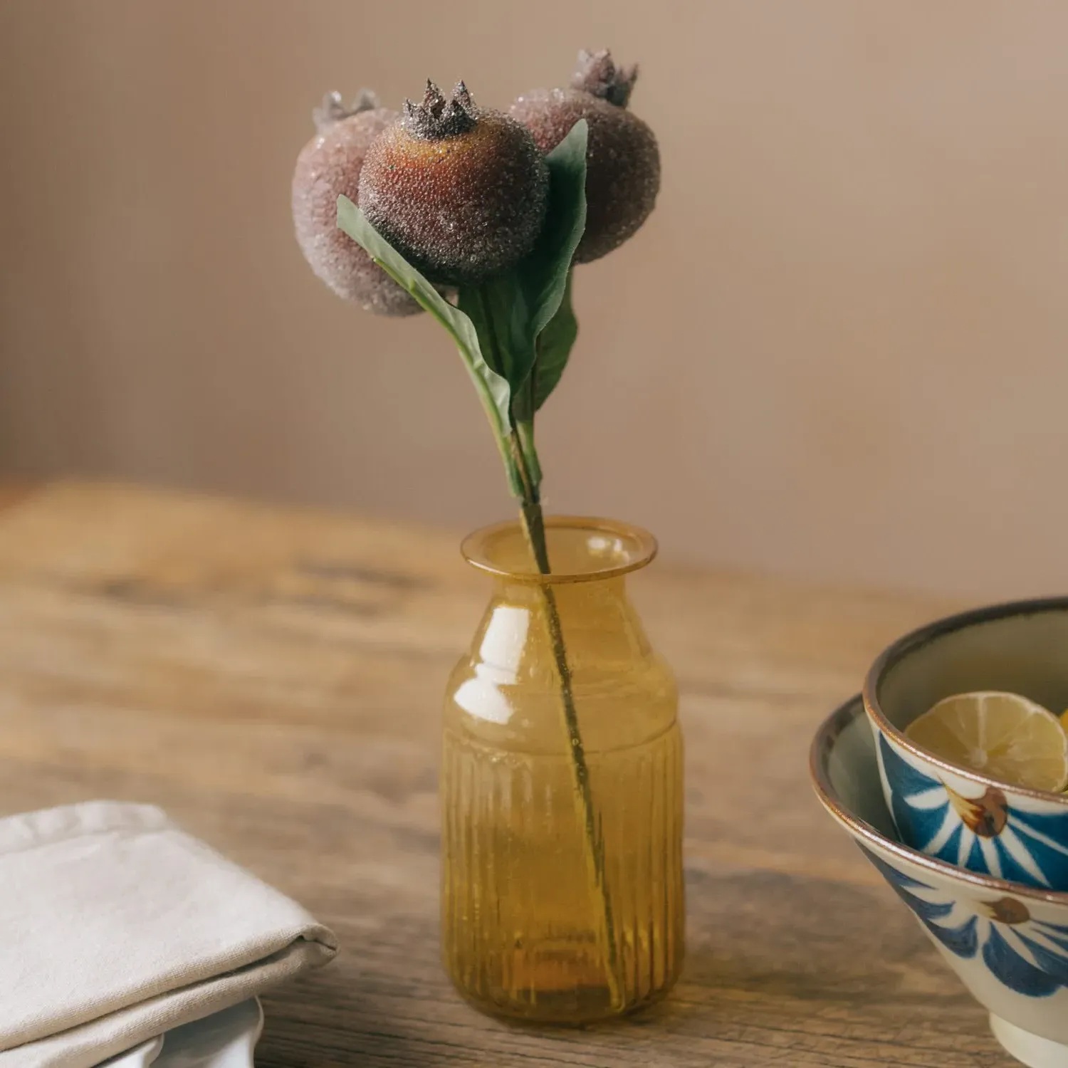 Beaded Berry Pick - Plastic, Wire