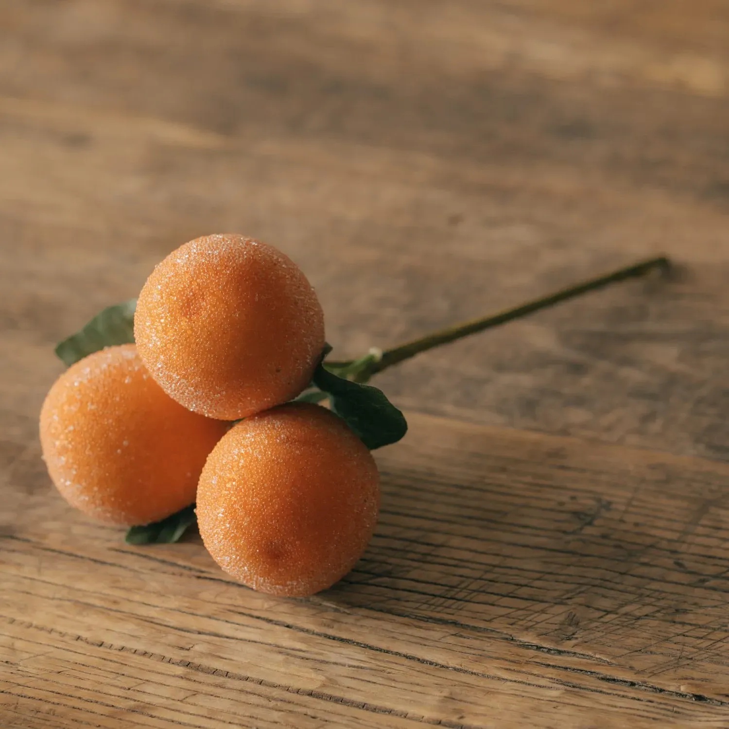 Beaded Orange Pick - Plastic, Wire