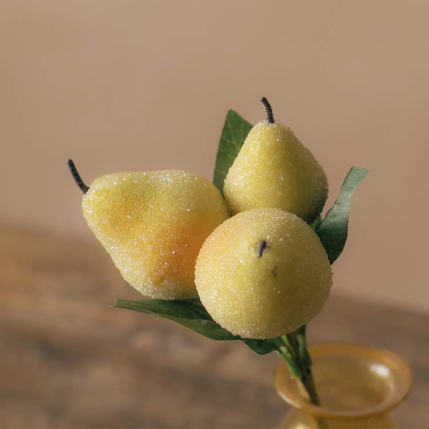 Beaded Pear Pick - Plastic, Wire