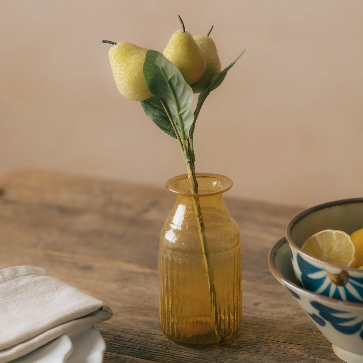 Beaded Pear Pick - Plastic, Wire