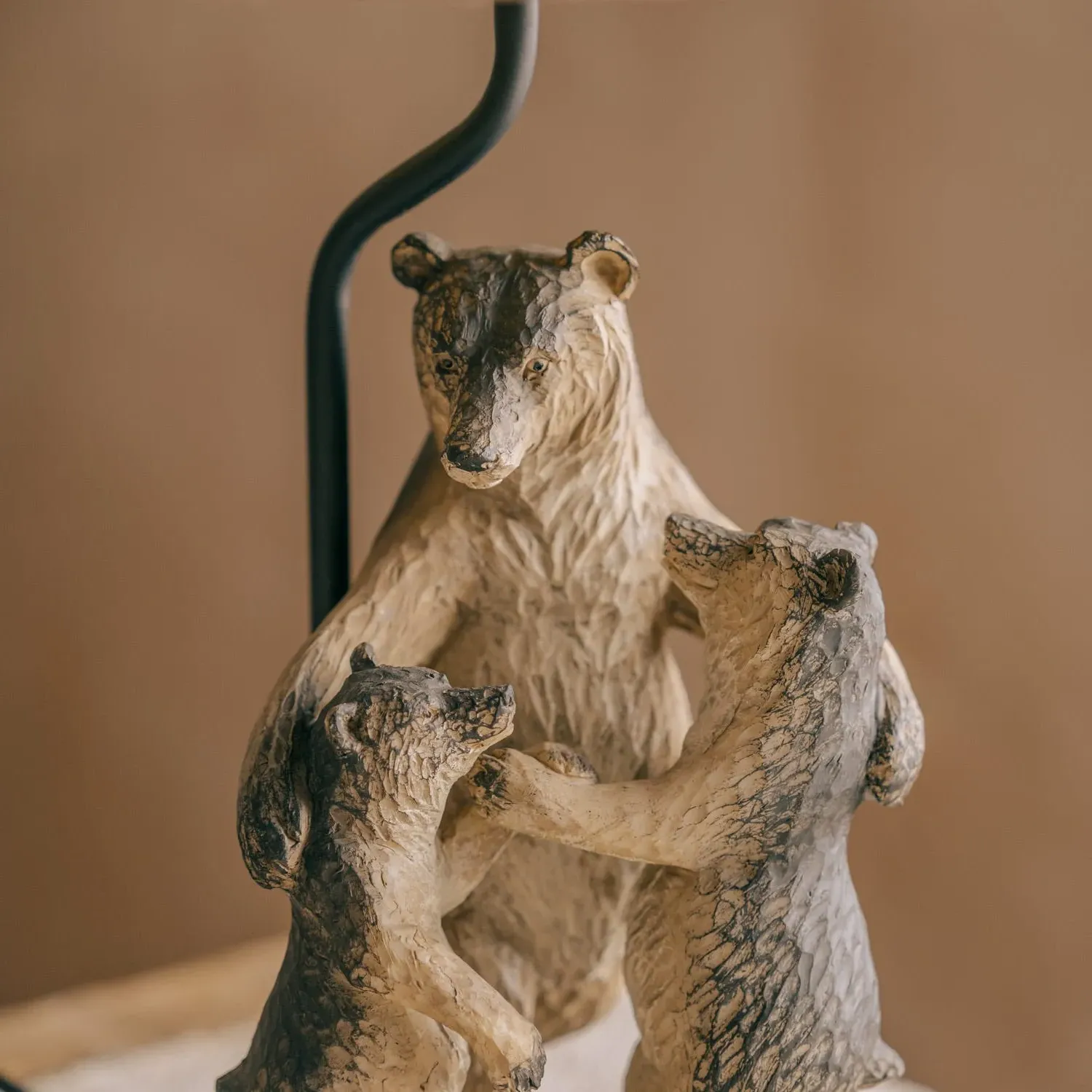 Bear Family Table Lamp - Resin