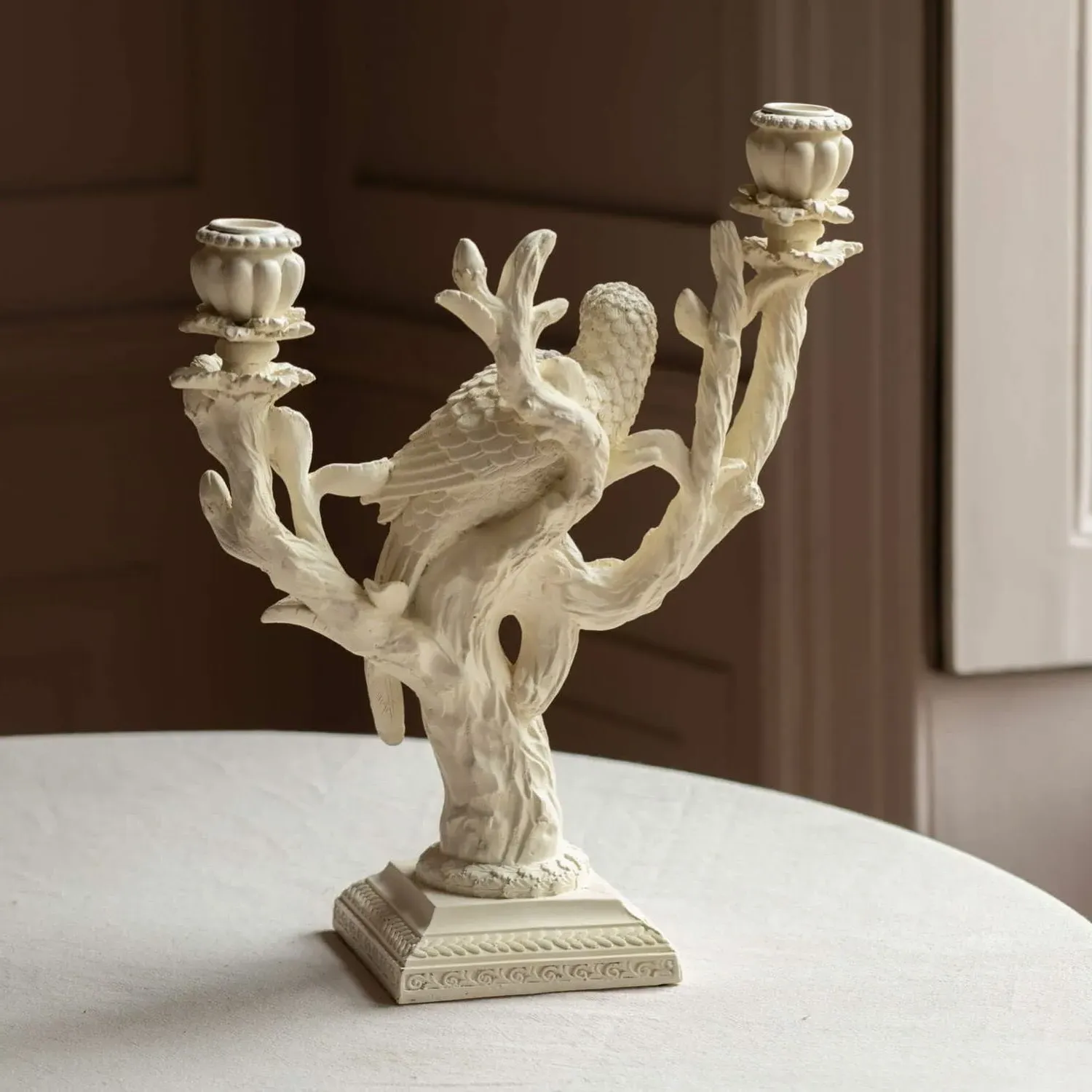 Beatrix Bird Double Candle Holder