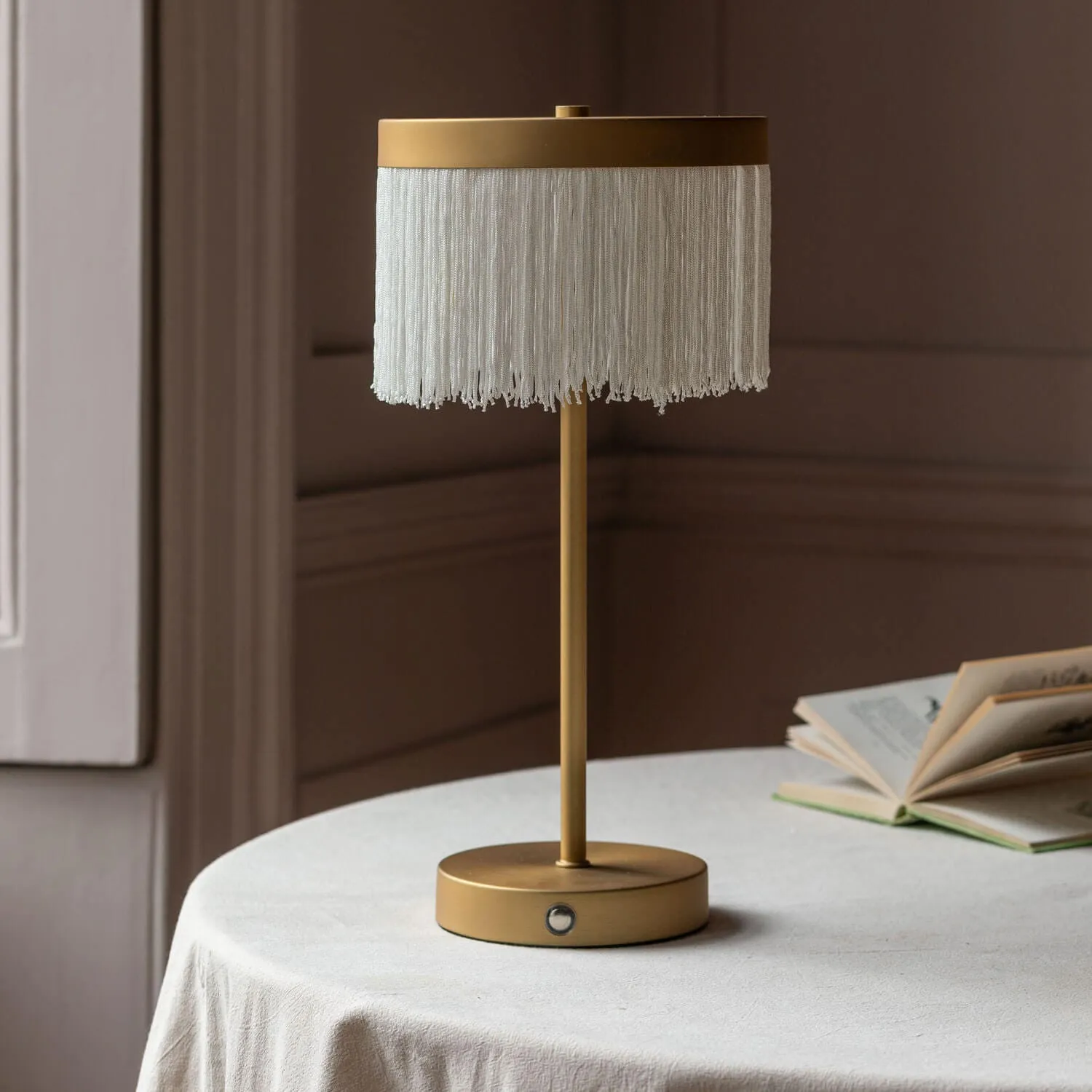 Betsy LED Table Lamp - Cream