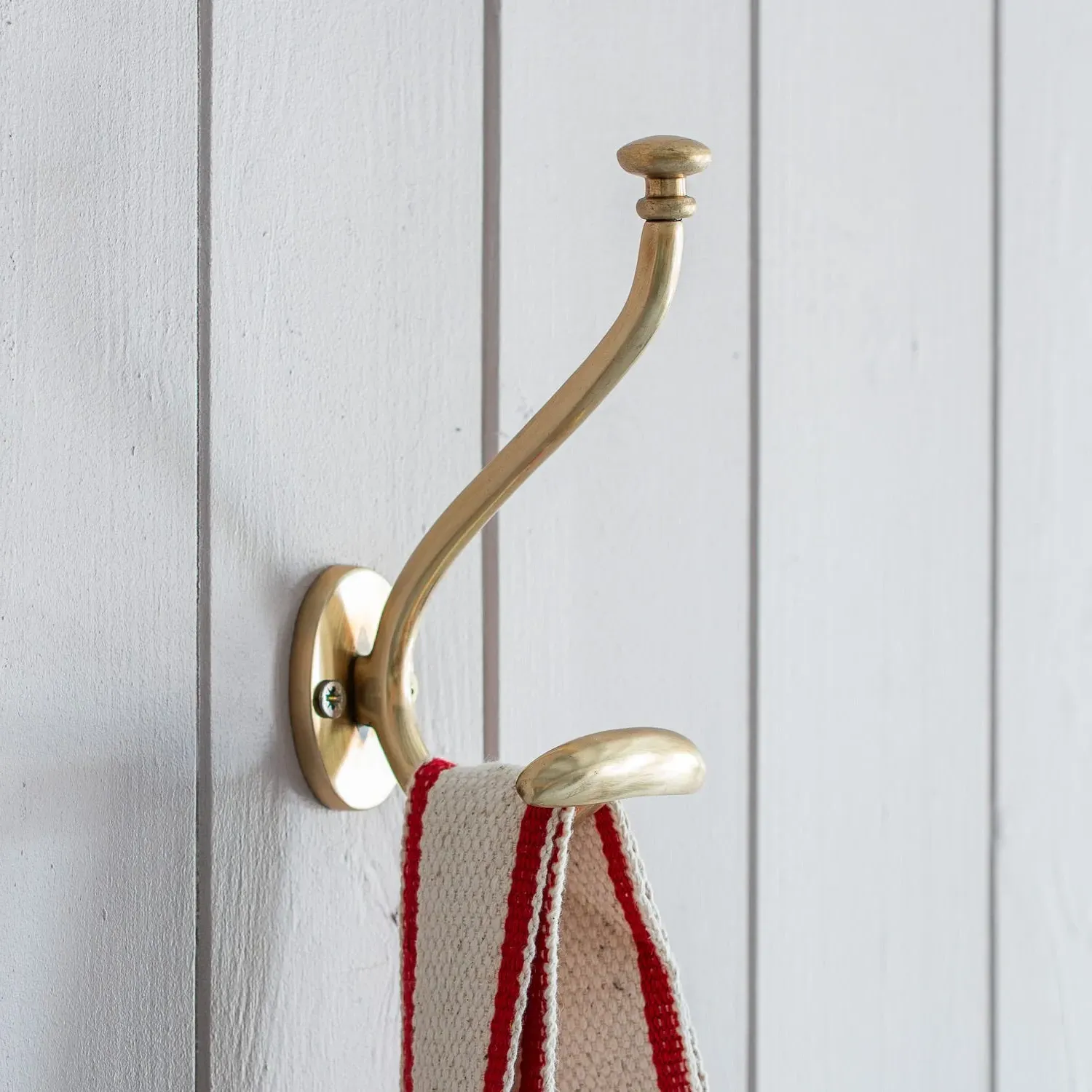 Blaise Single Wall Hook - Antique Gold, Brass image