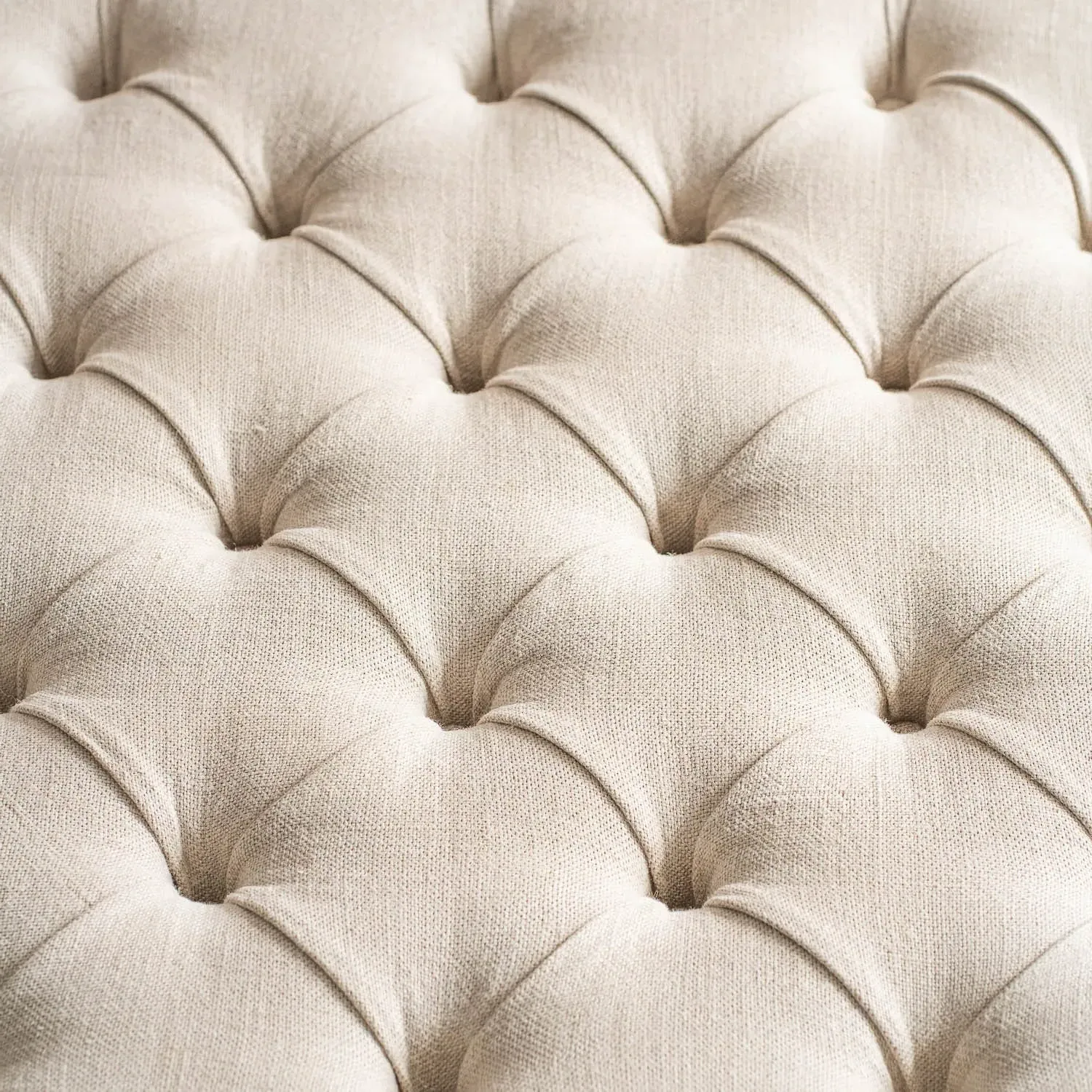 Bobbin Small Coffee Table - Natural, Linen