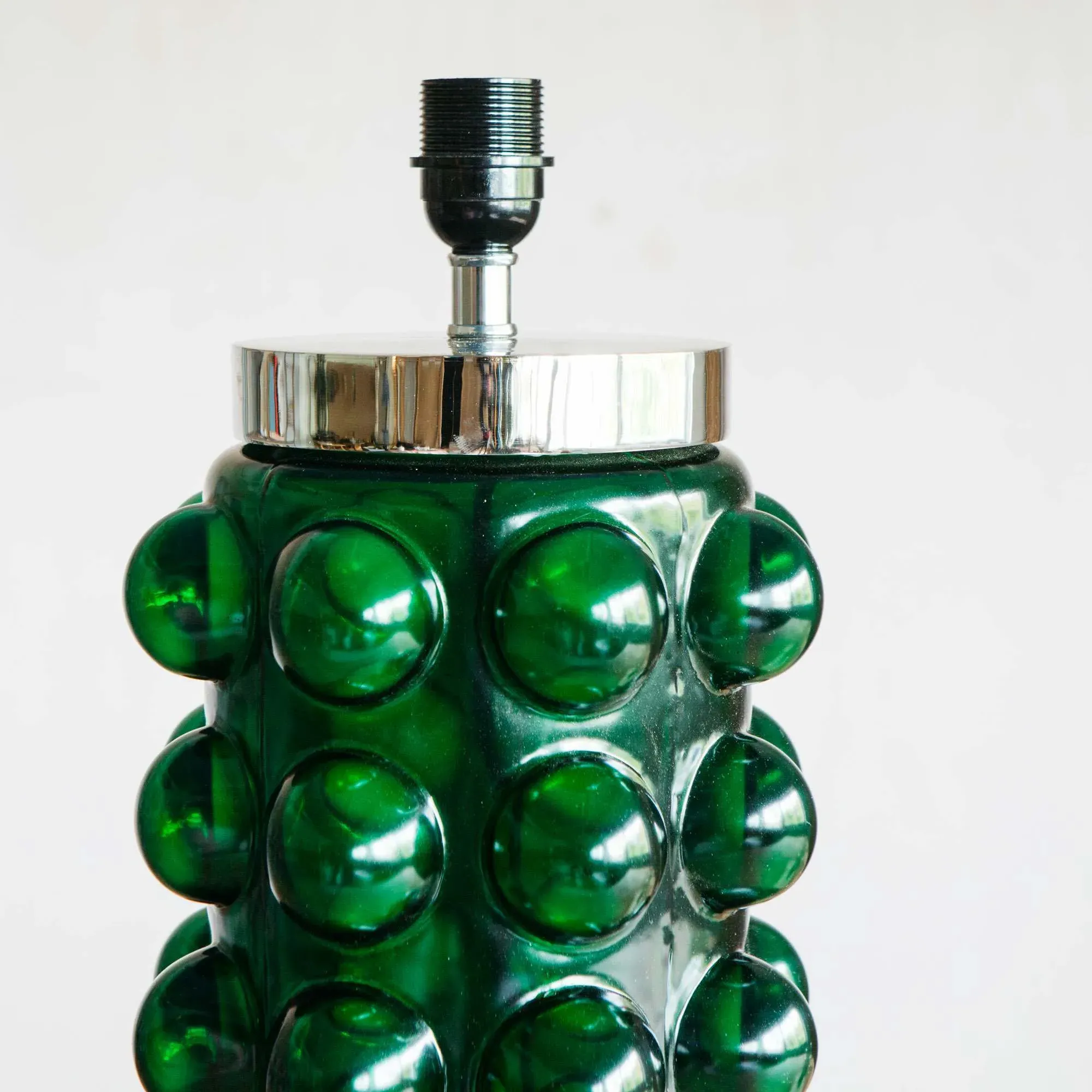 Bobble Table Lamp - Green, Glass