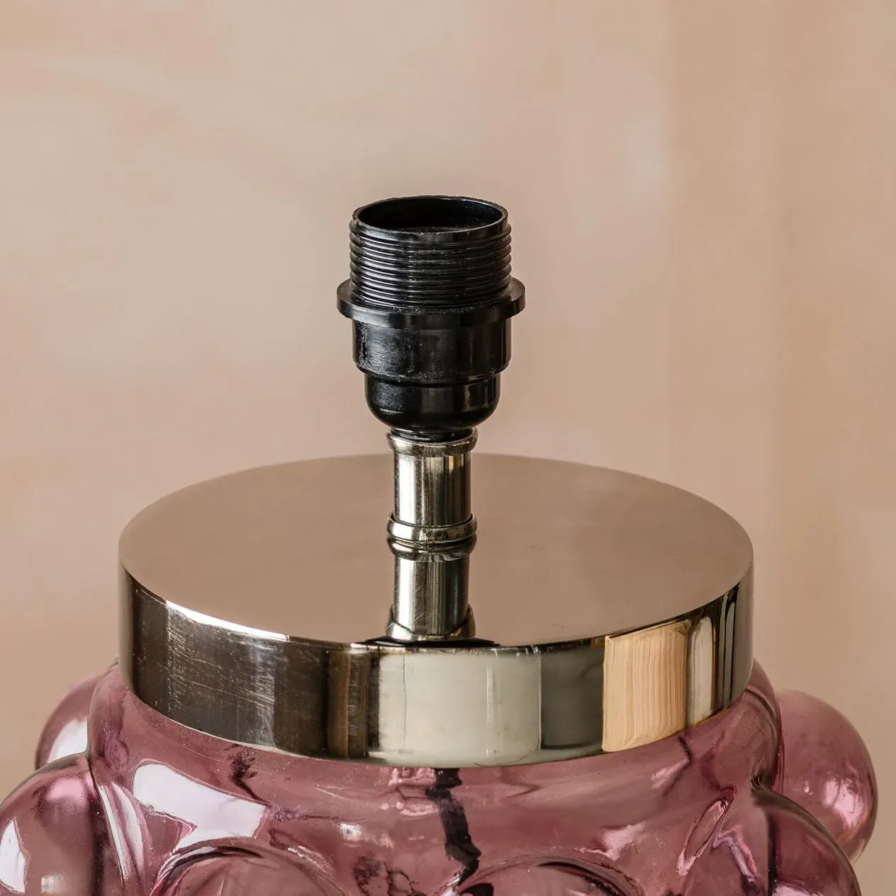 Bobble Table Lamp - Pink, Glass