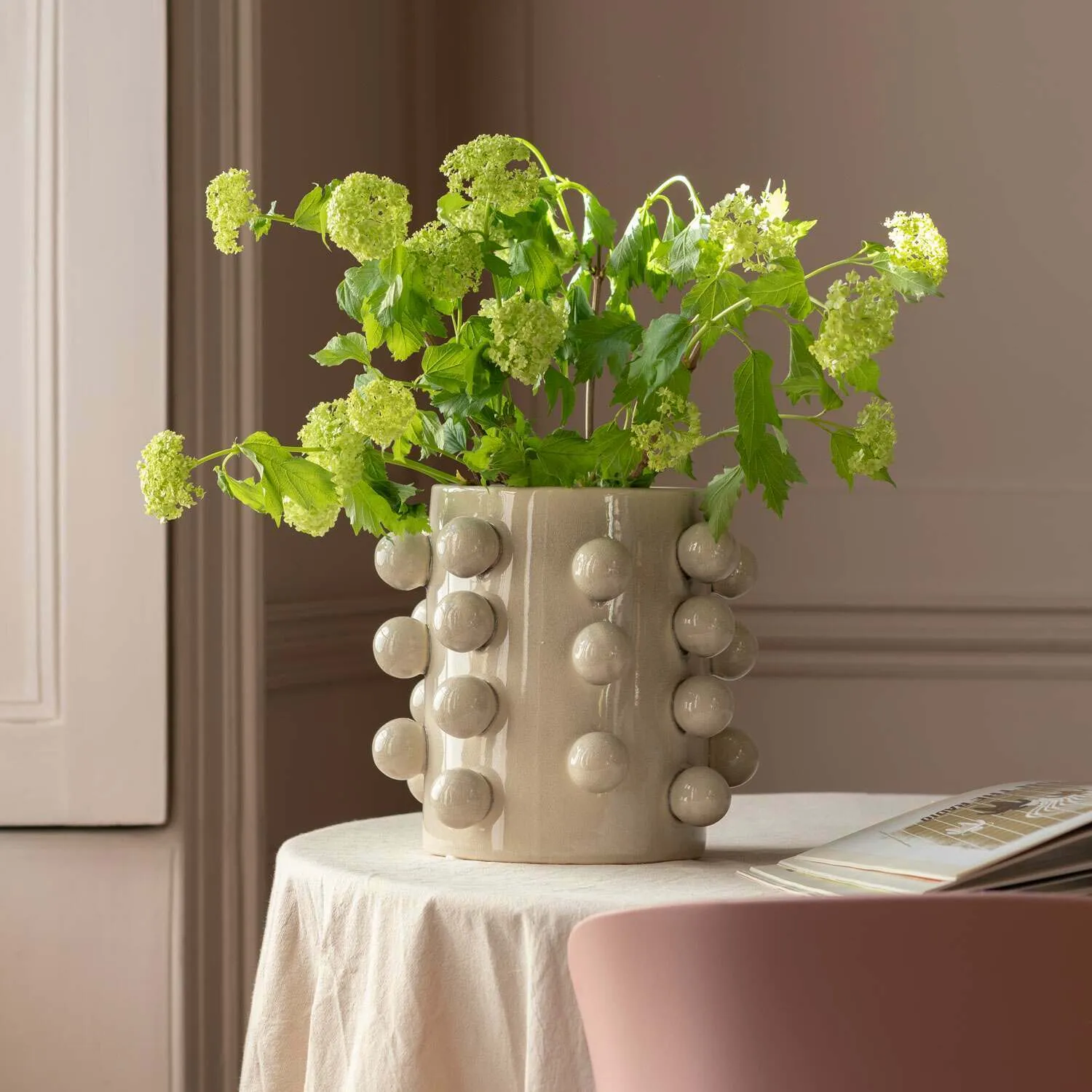 Bobble Vase - Cream, Stoneware