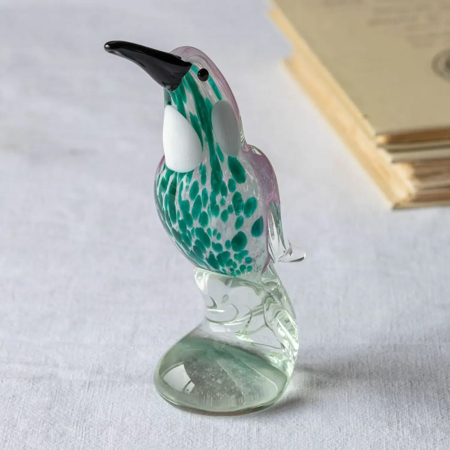 Bonnie Bird Glass Ornament - Clear image