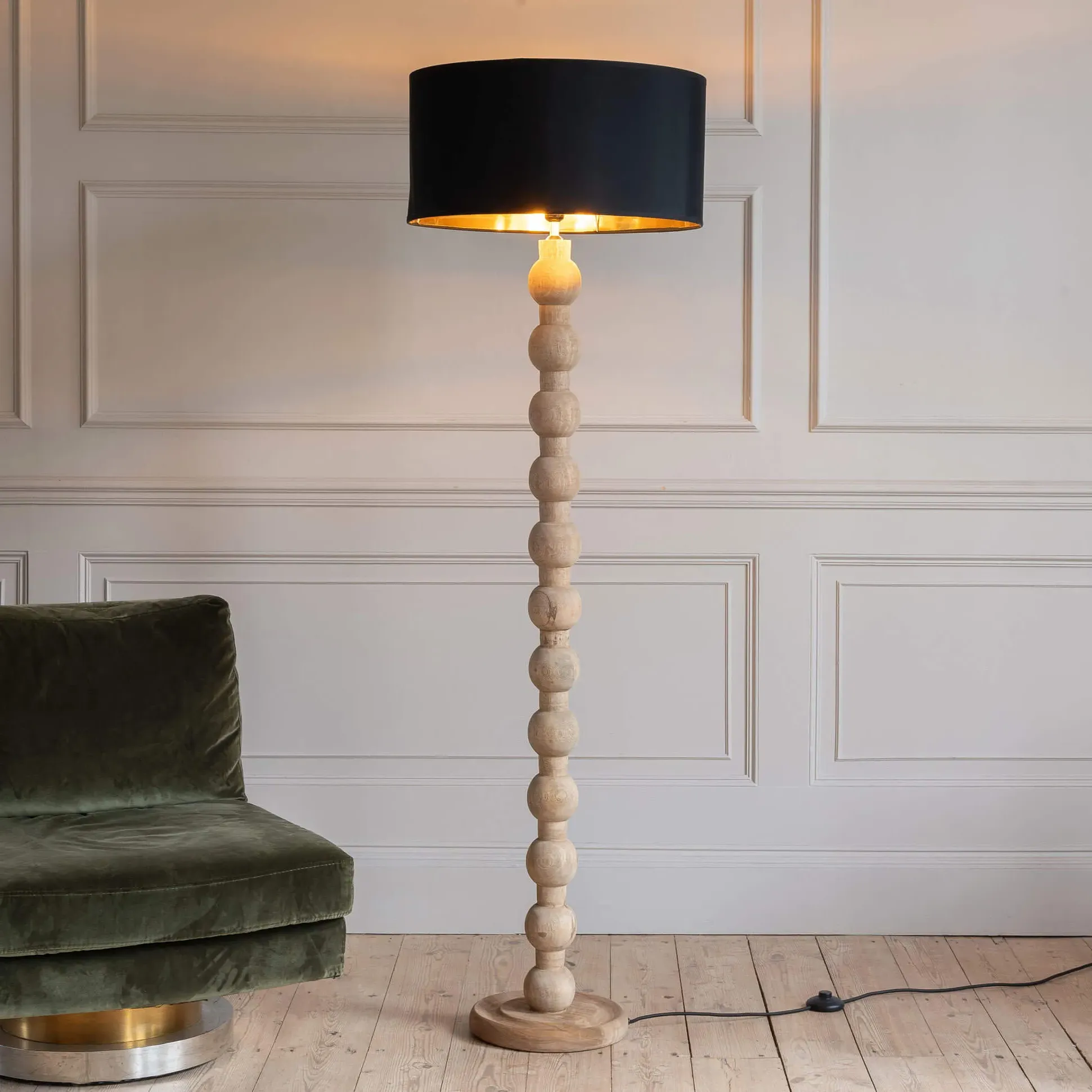 Bonnie Floor Lamp - Mango Wood